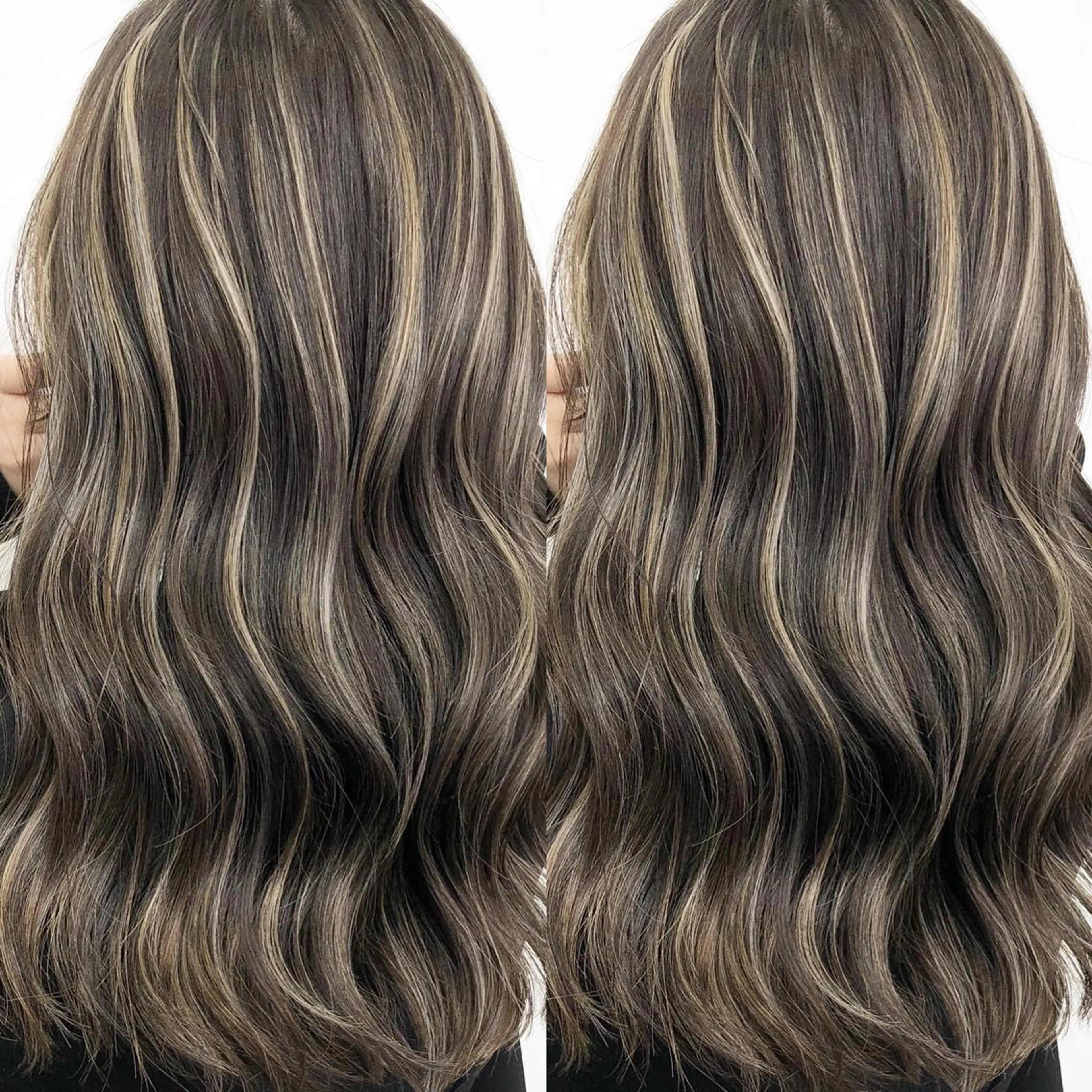 ミディアム カラー ハイライトカラー ハイライト SALOWIN  原宿ash所属・タナカ タクヤのヘアスタイル