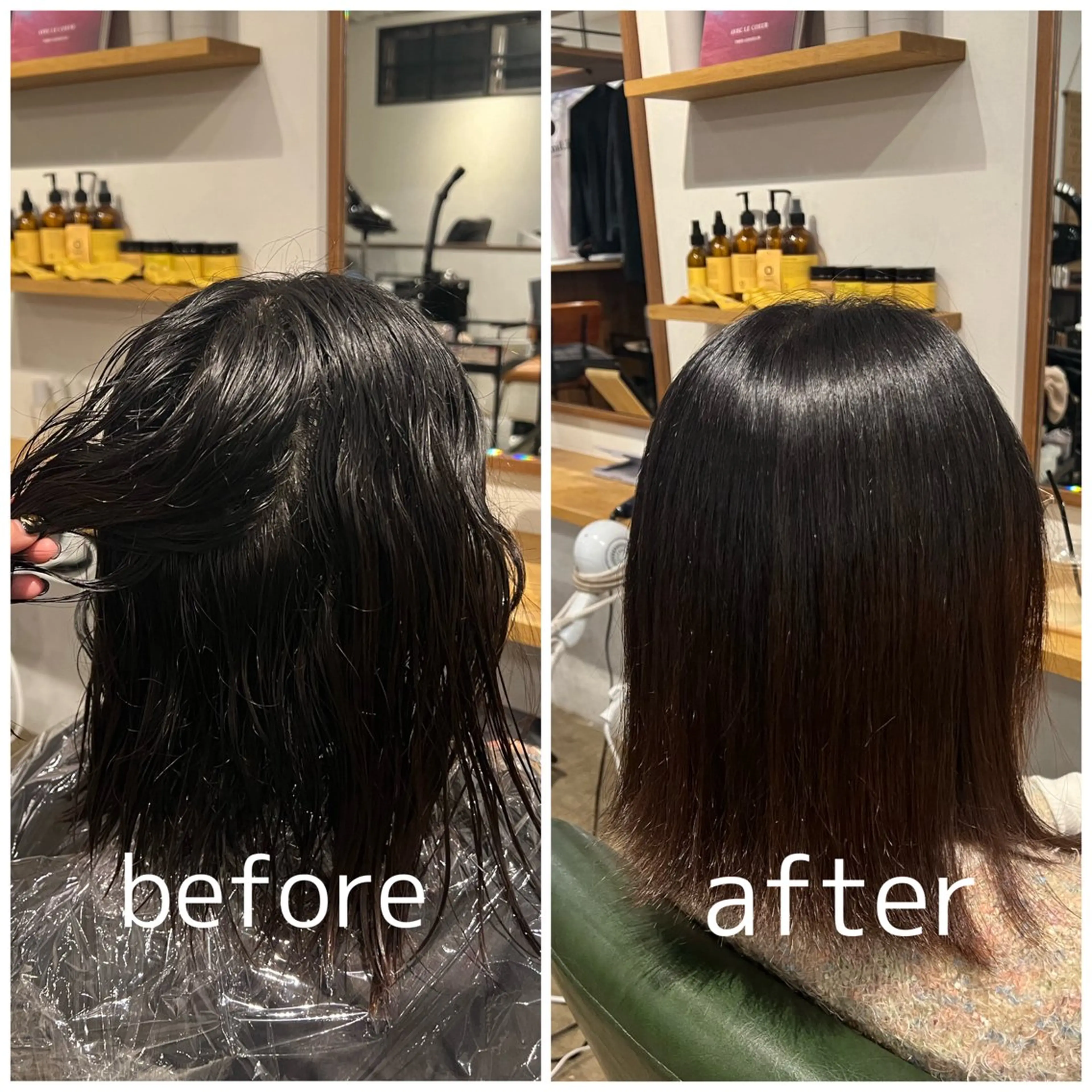 セミロング AmiLi HONOKAのヘアスタイル