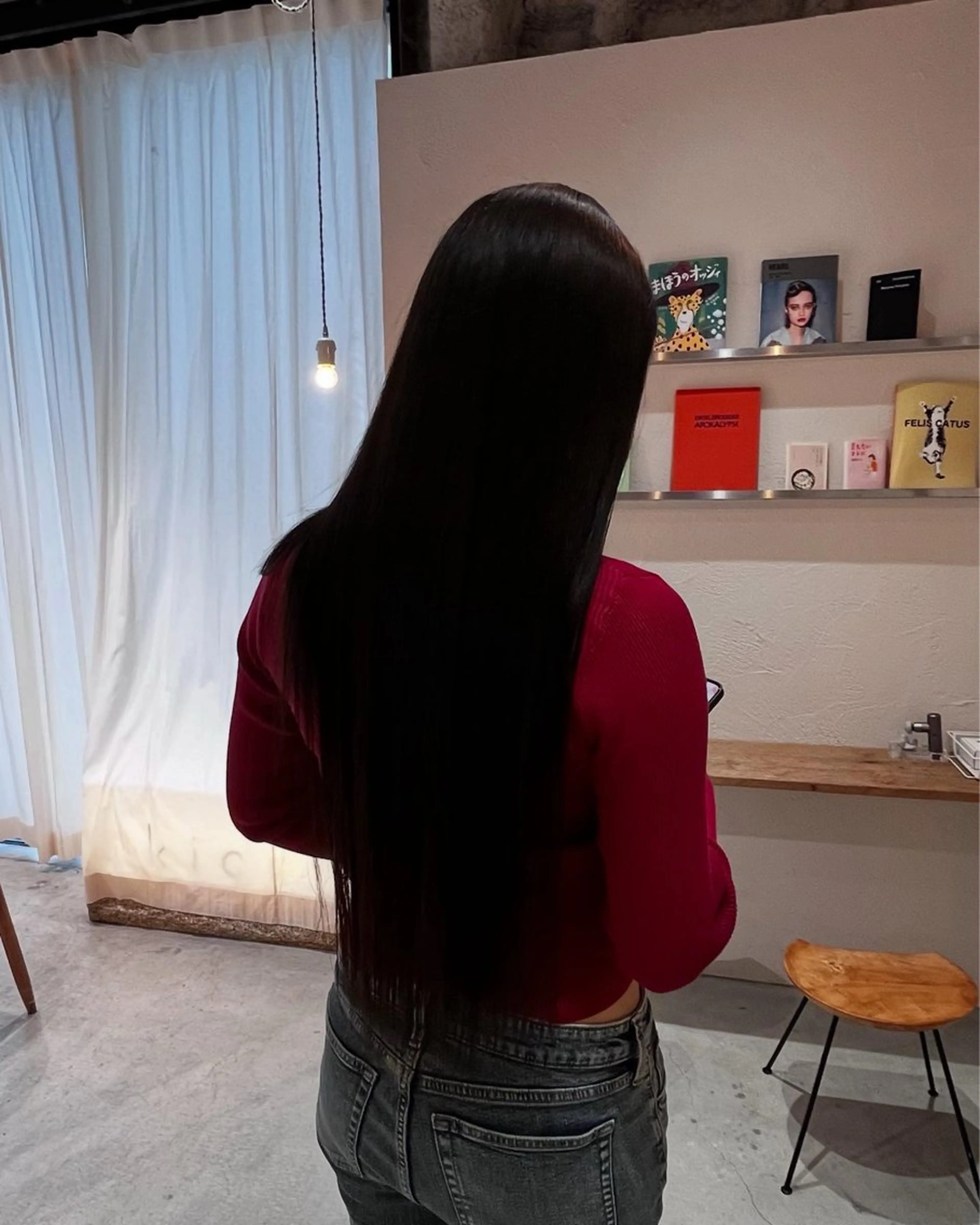 ロング カラー ブラウンカラー ダークブラウン Lapis上地所属・ふじわらはゆ/髪質改 善/透明感カラーのヘアスタイル