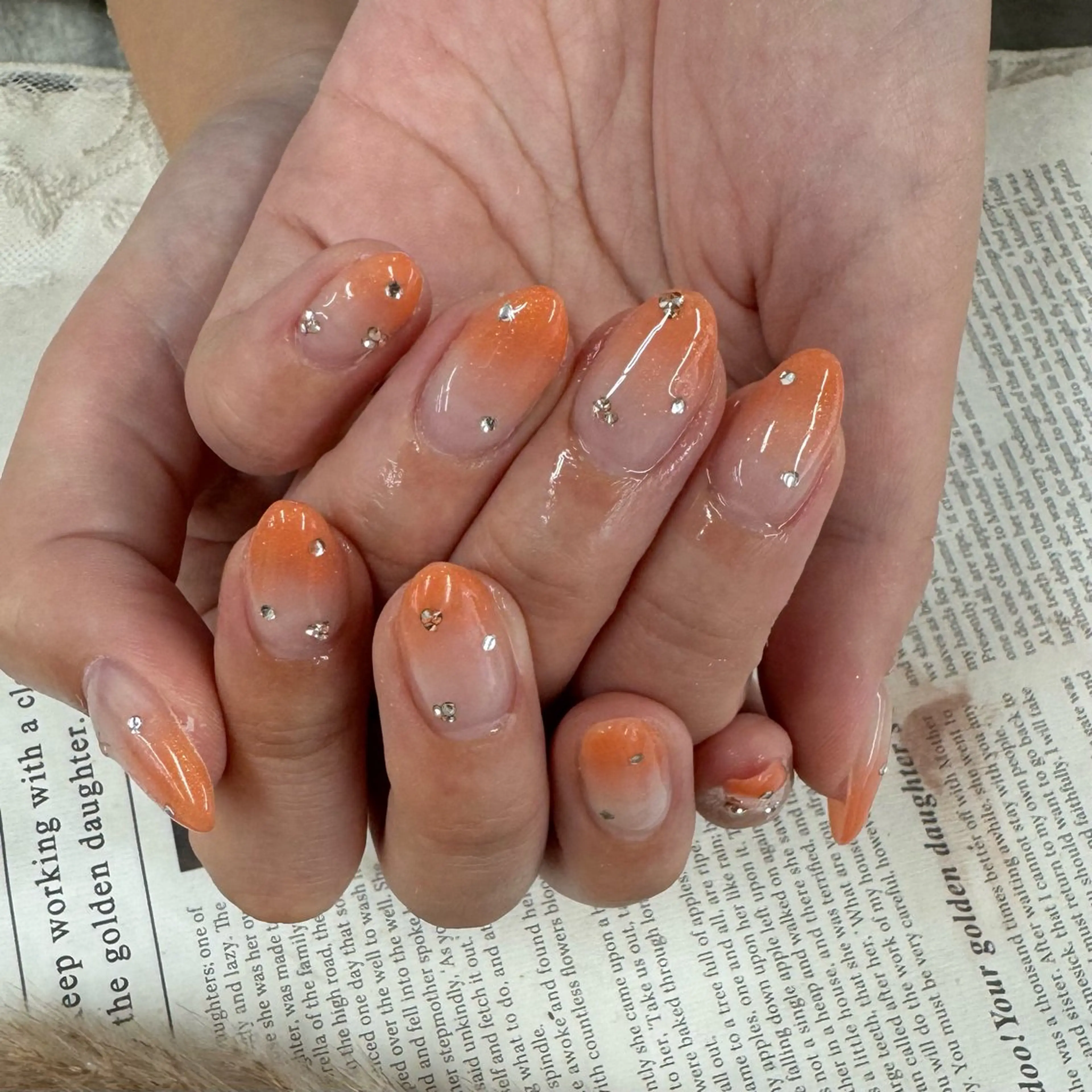 ネイル ストーンネイル ハンドネイル Basic町田本店 aibiのネイルデザイン