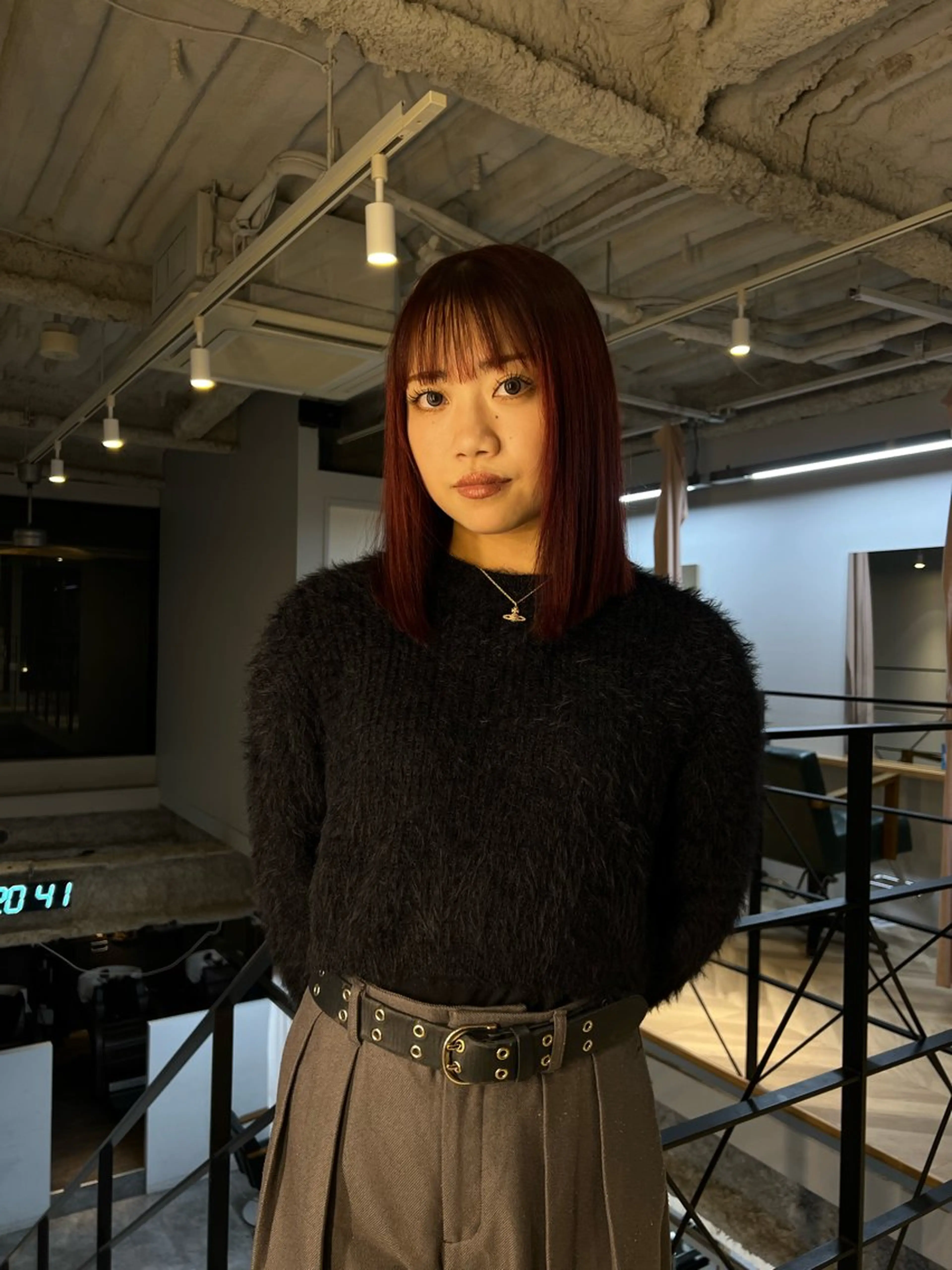 ミディアム ヘアカラー トリートメント NUUP.hair ici所属・下川 結月のヘアスタイル