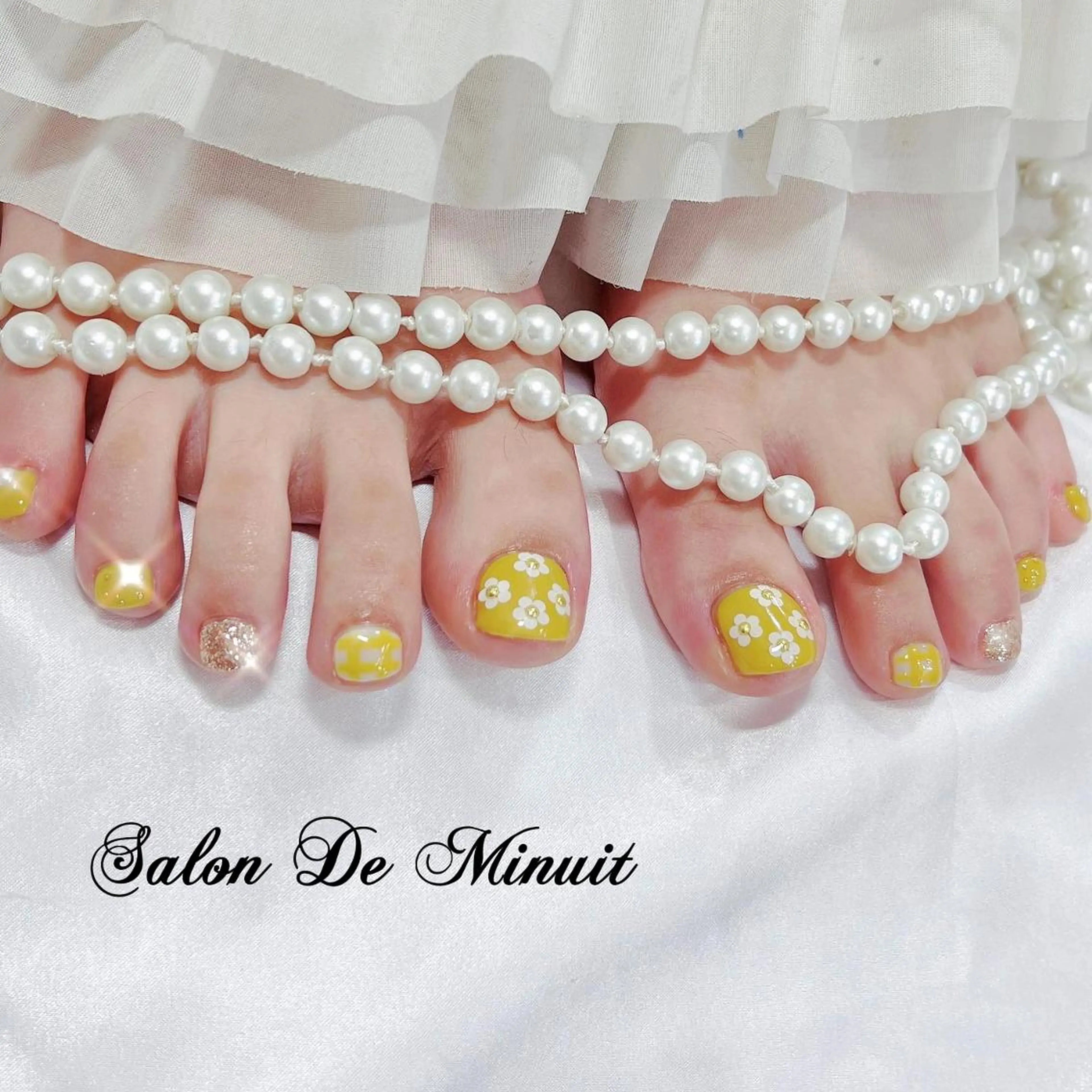 🎀【フット】120分つけ放題7980円（持ち込みデザイン)(アート6本まで)🎀の写真