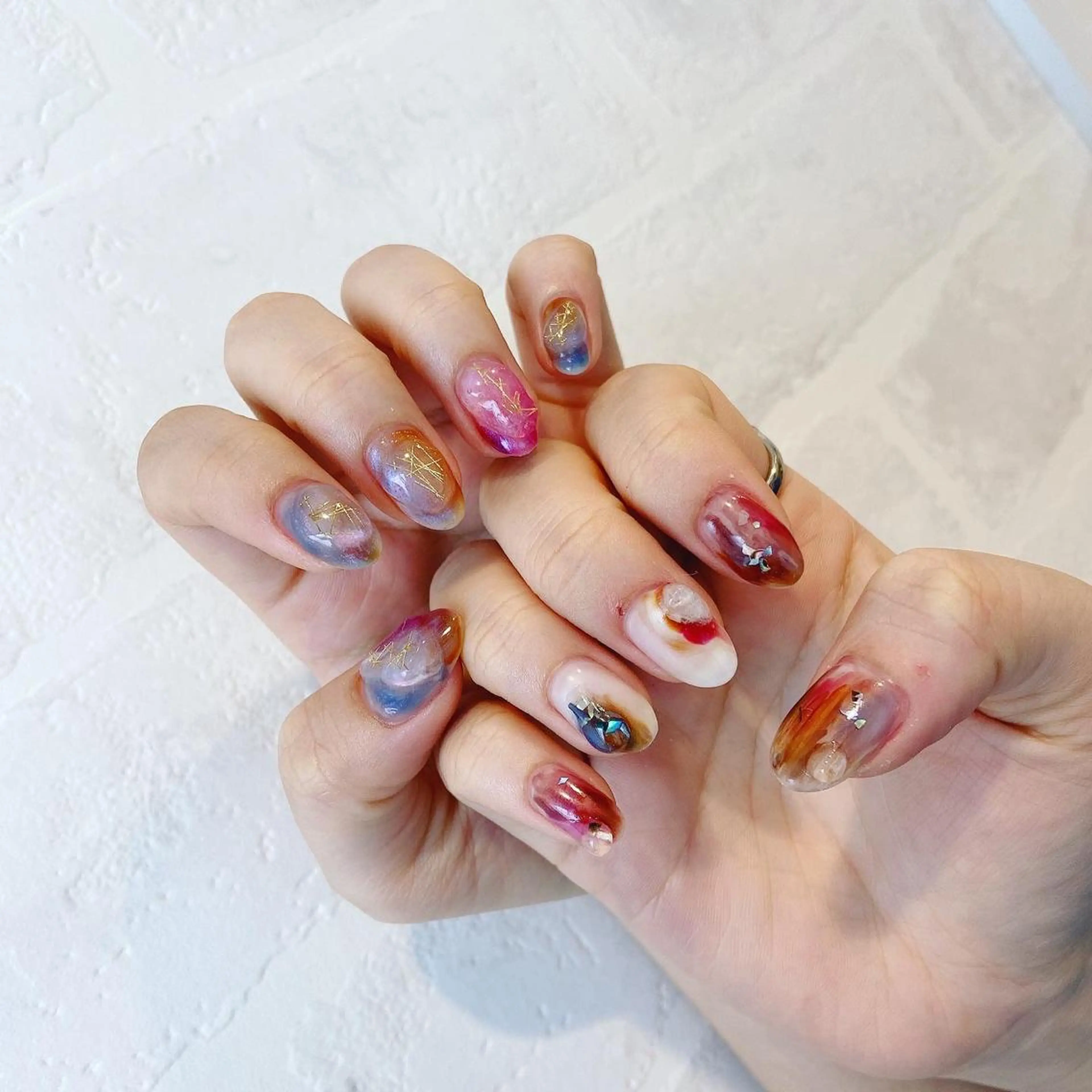 ネイル ニュアンスネイル ハンドネイル Nakazawa Mayuのネイルデザイン