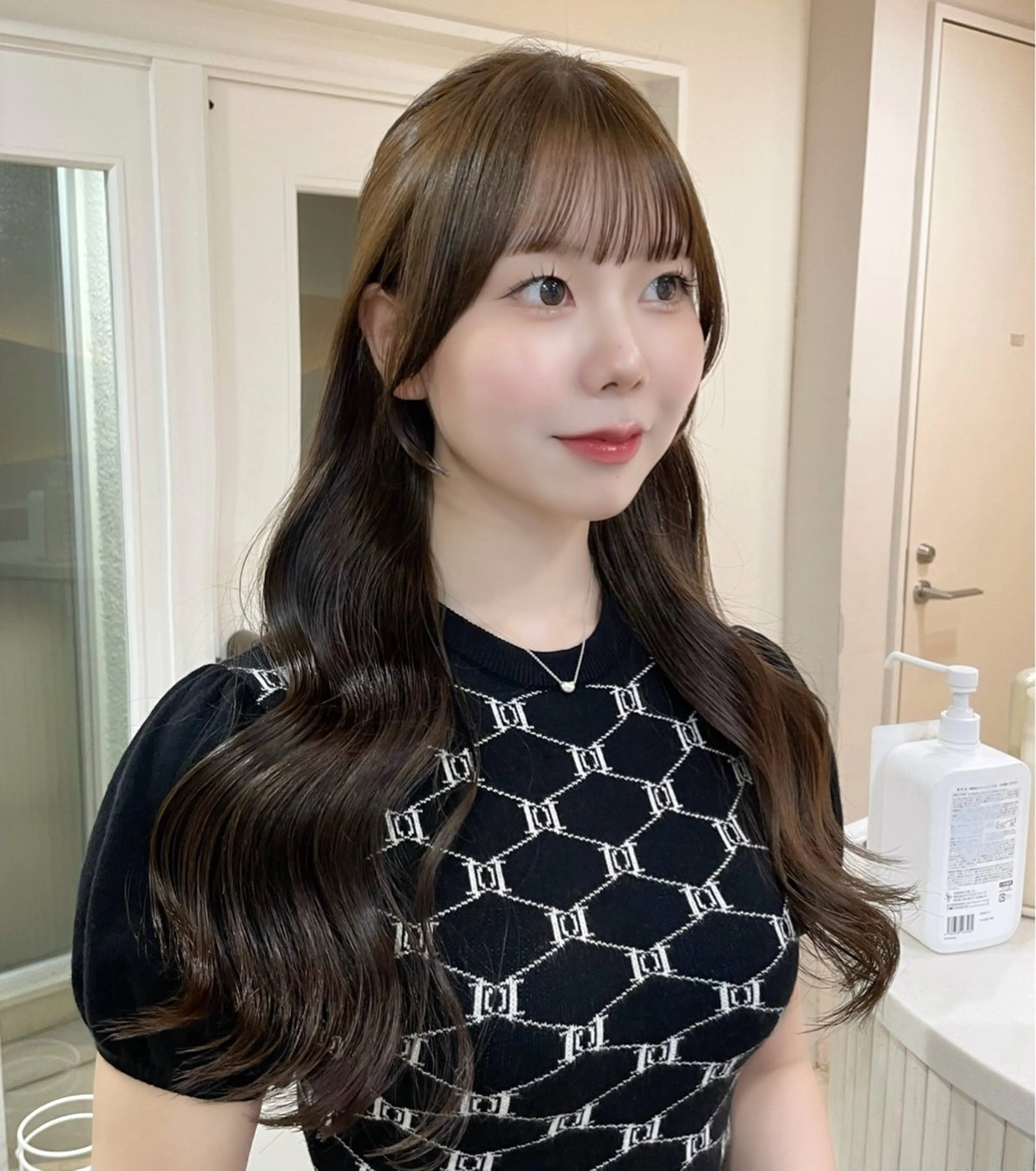 💗✨前髪顔周り＋プレミアムケアカラー✨️💗の写真