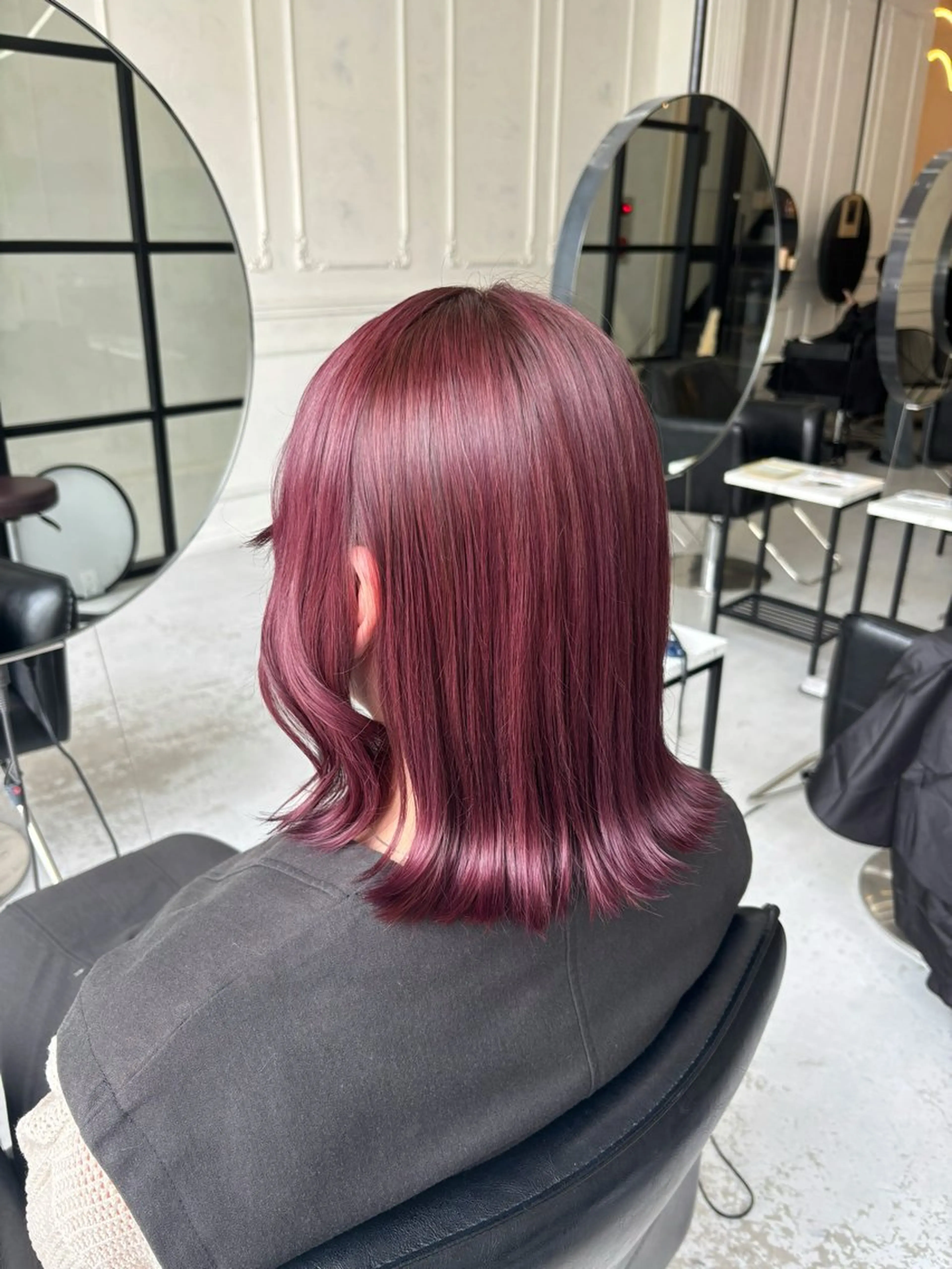 ミディアム ヘアカラー MaisonHALU さくらのヘアスタイル