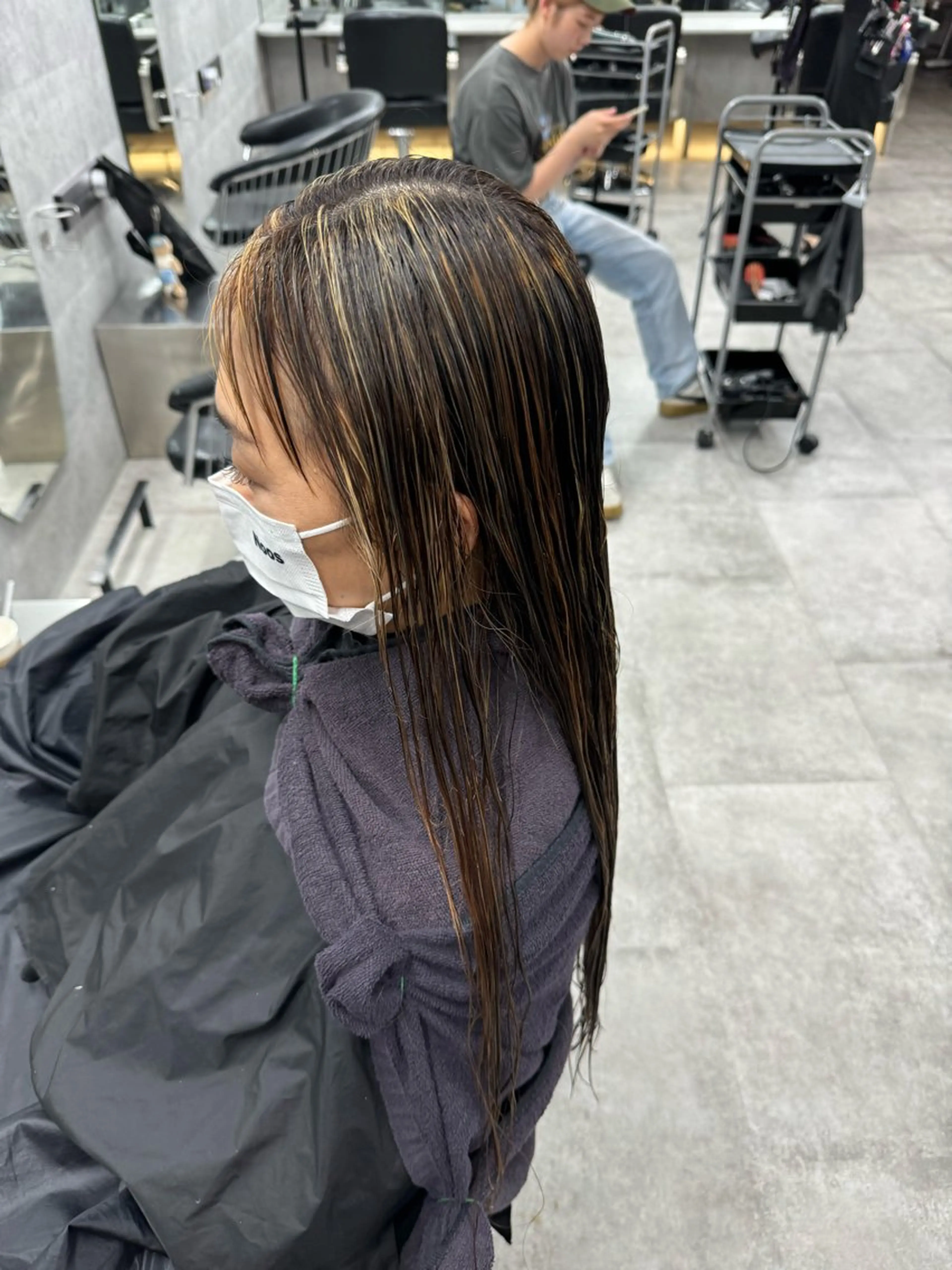 ロング カラー あなたのお悩み改善" You"💚❤️💛のヘアスタイル