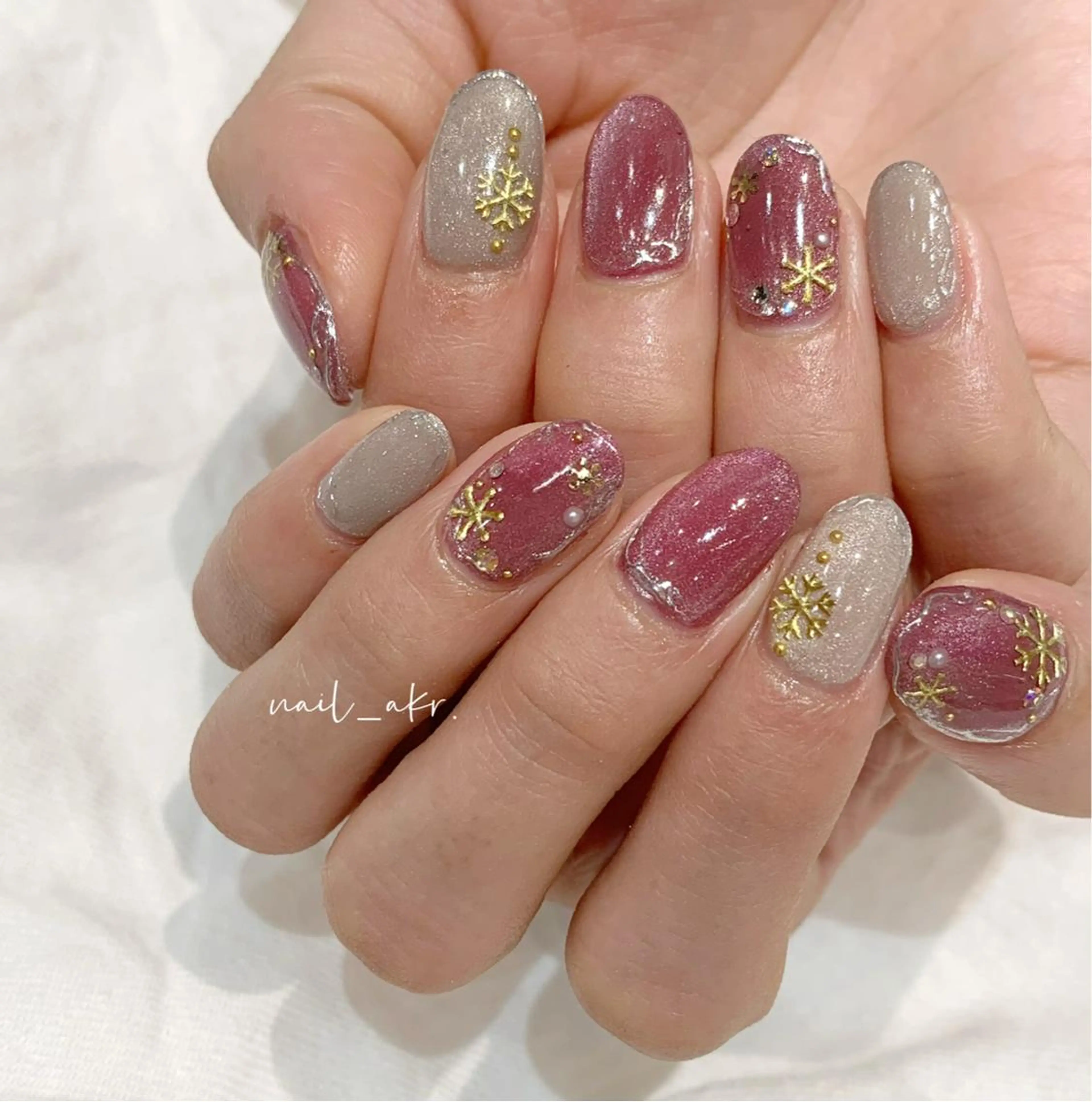 ネイル マグネットネイル nailAVANCE akariのネイルデザイン