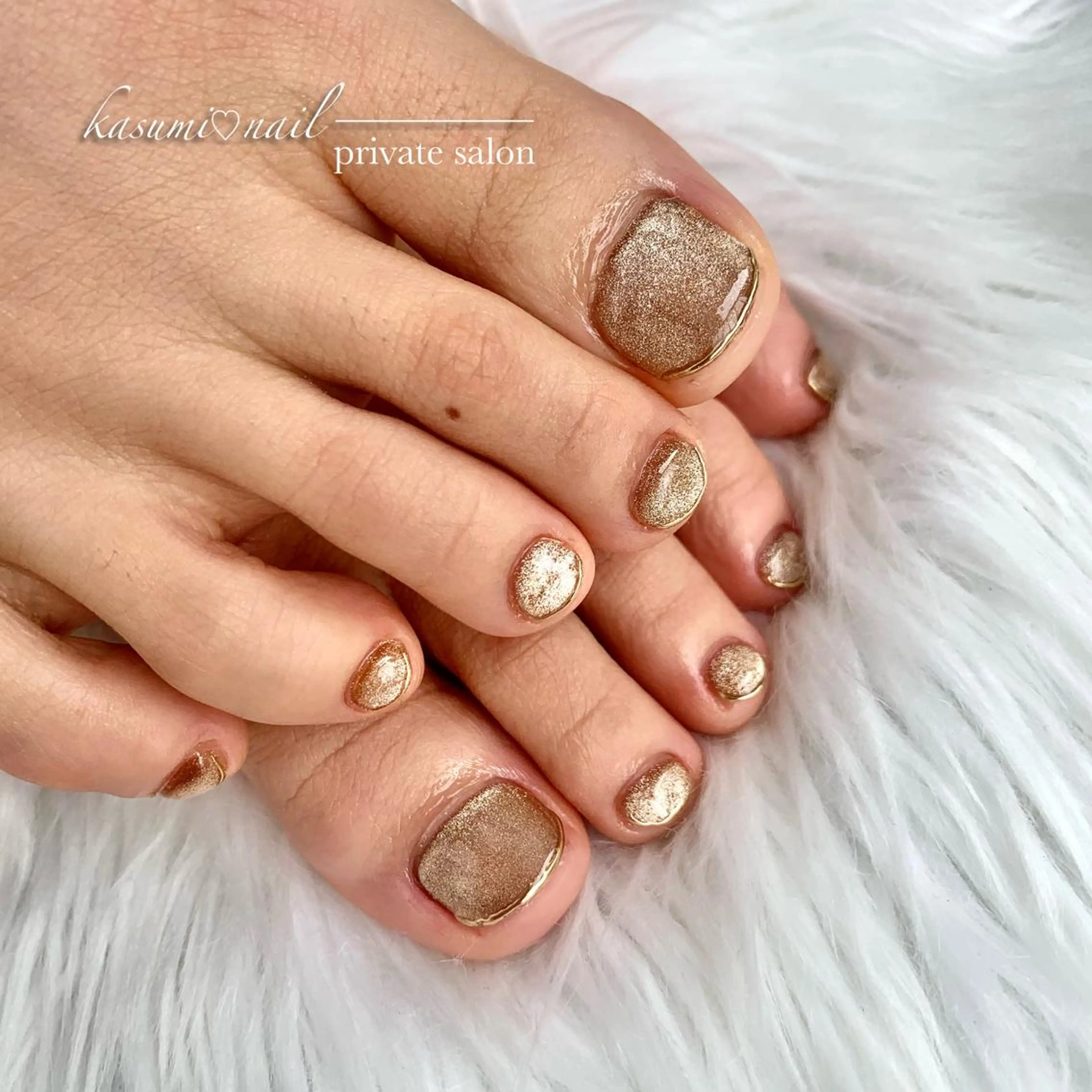 ネイル アートネイル フットネイル フレンチネイル ロングネイル マグネットネイル KASUMI♡ Nailのネイルデザイン