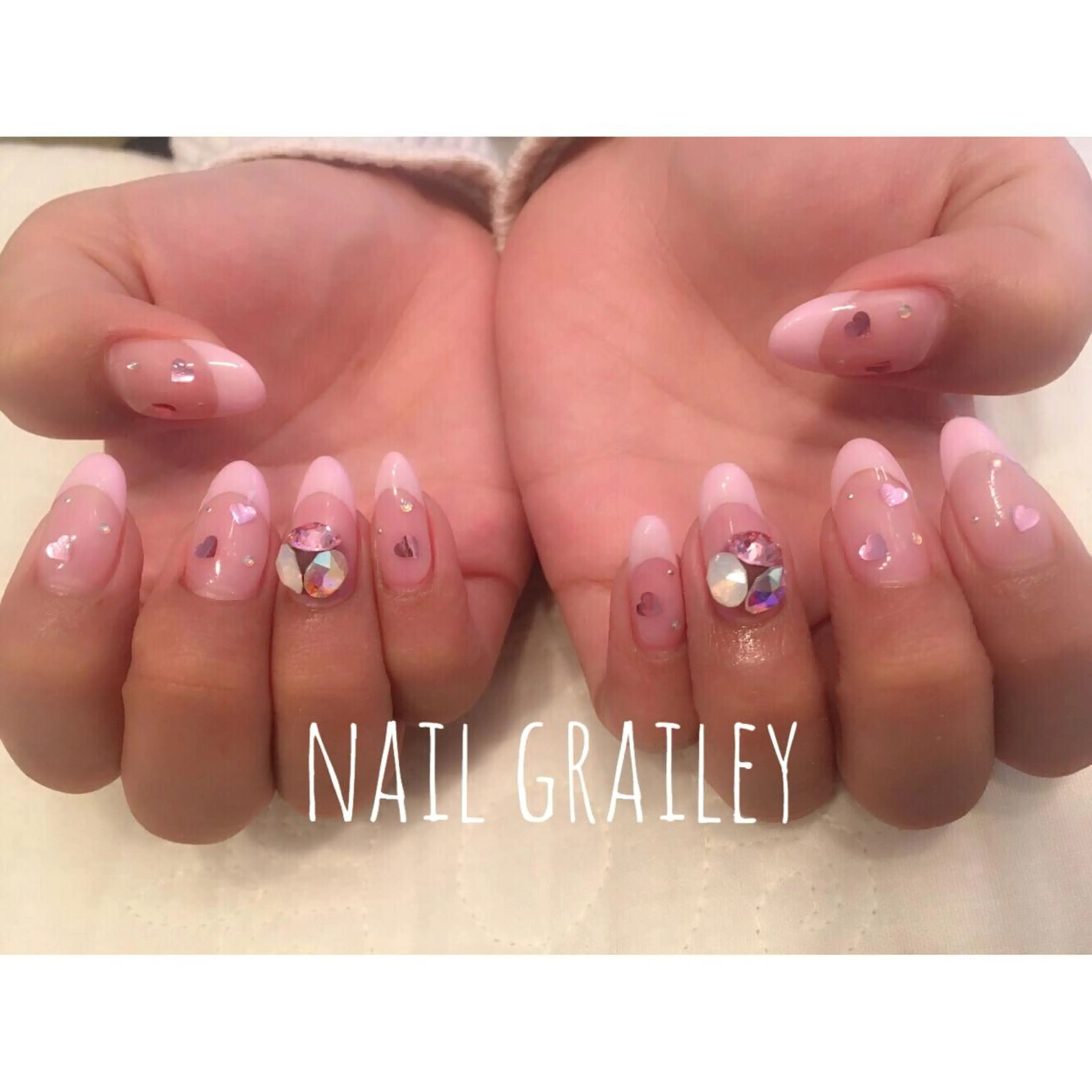 ネイル ストーンネイル nail makoのネイルデザイン