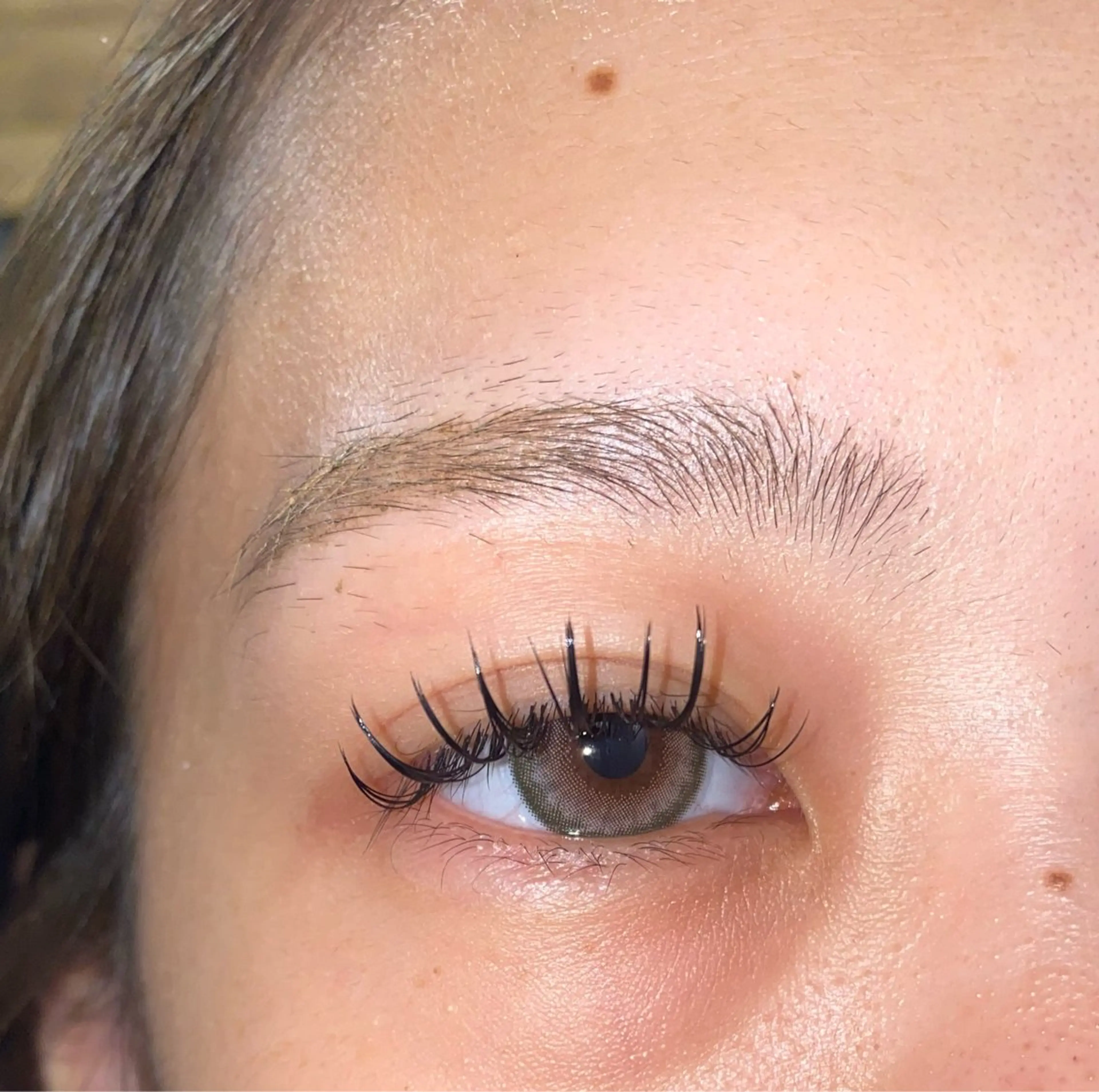 マツエクフラットラッシュ120本の写真