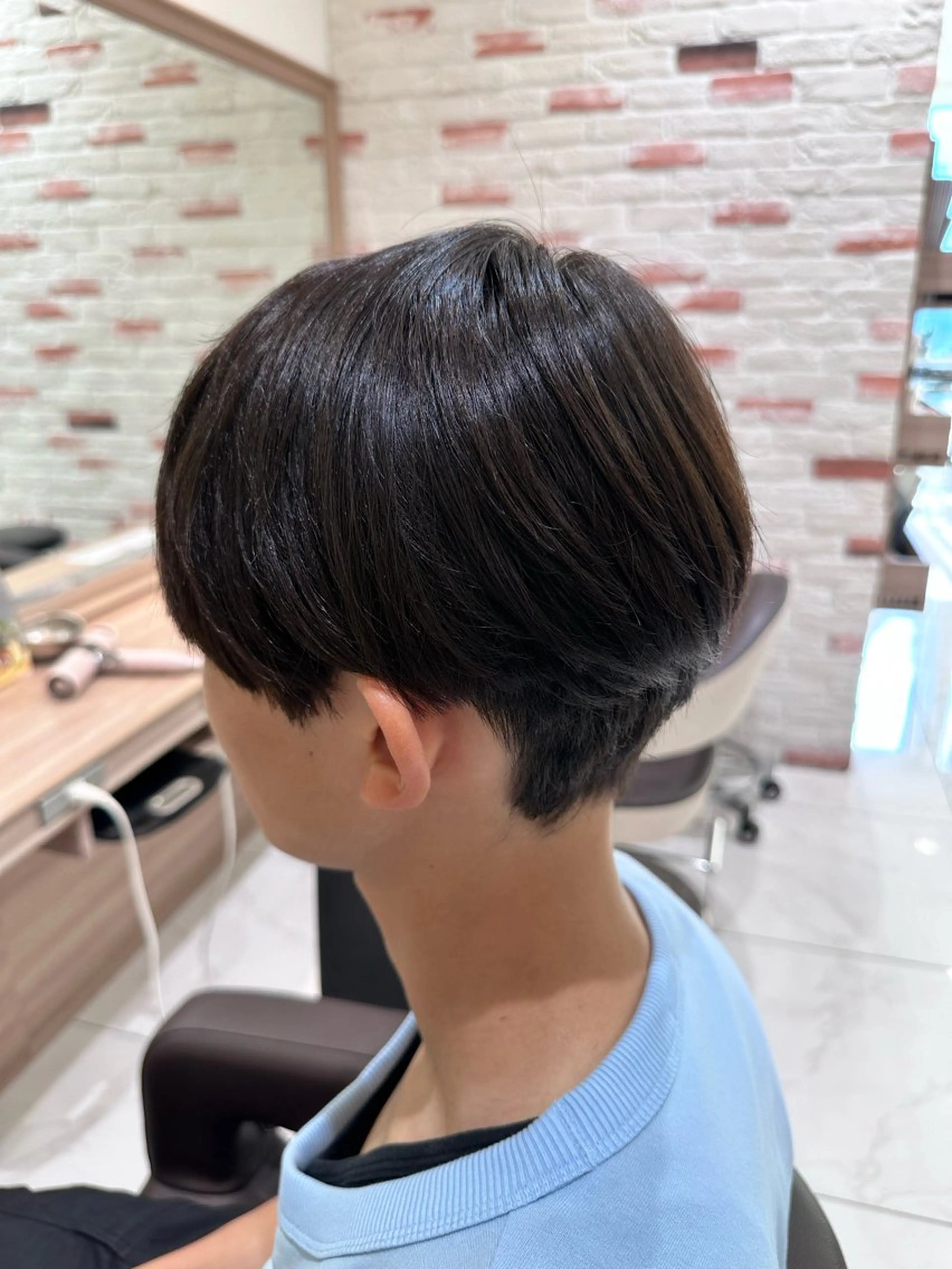 メンズ カット 縮毛矯正 🔸縮毛矯正/髪質 改善カラー石崎🔸のヘアスタイル