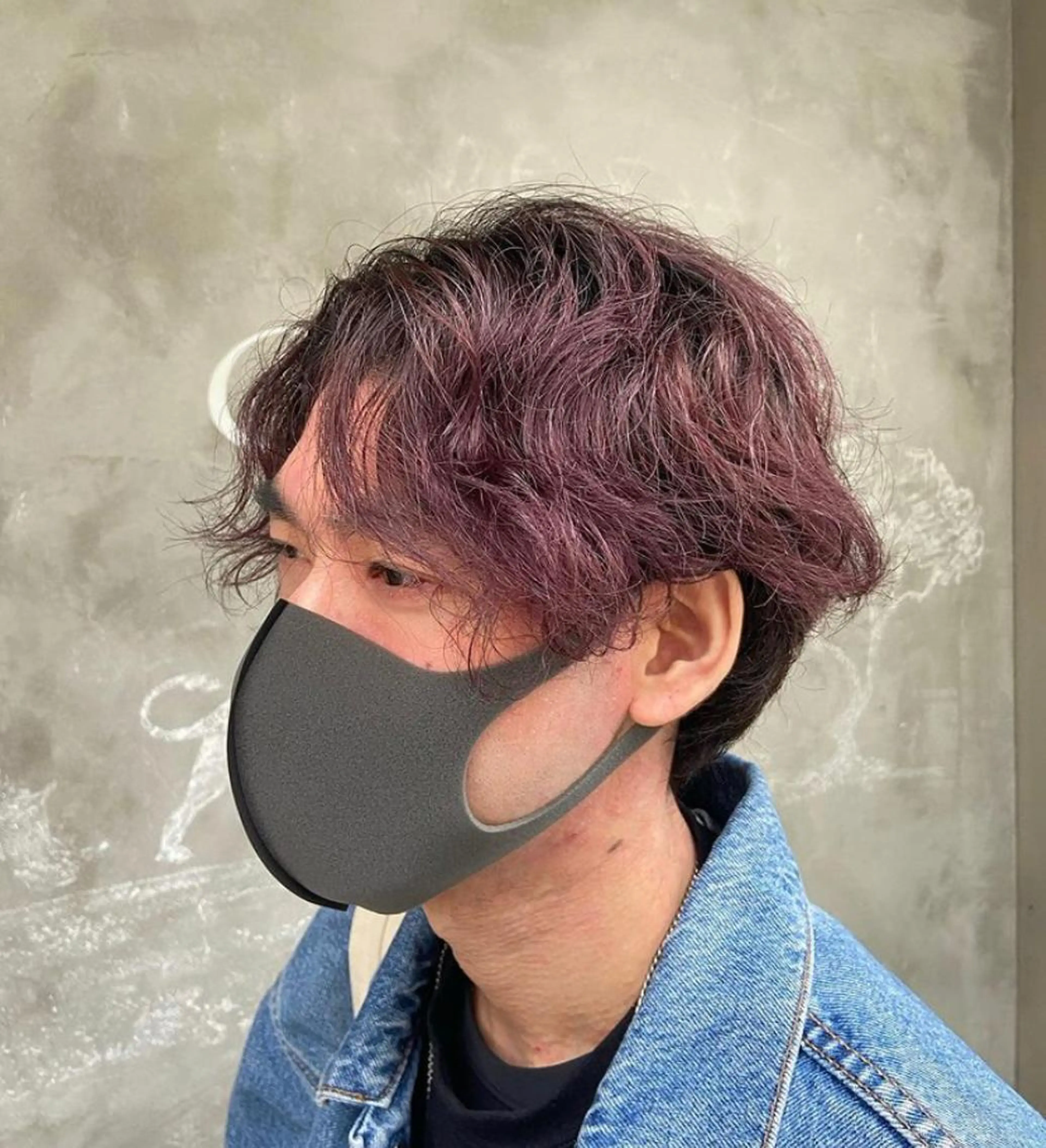 ショート カラー メンズ メンズブリーチ ブリーチ ピンクカラー sola方南町所属・原一真/ 外国人ショートヘアのヘアスタイル