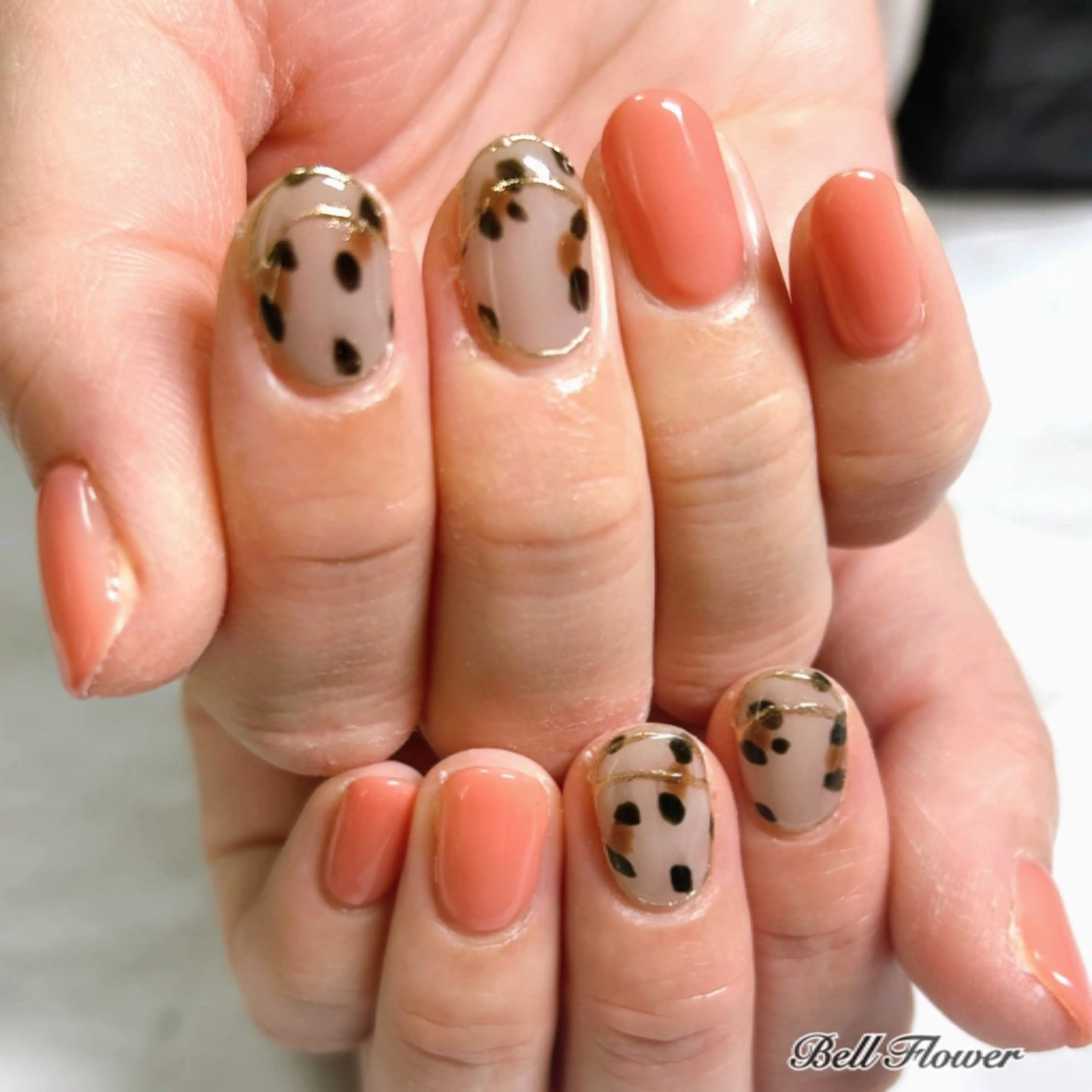 ネイル ハンドネイル Bell Flowerのネイルデザイン