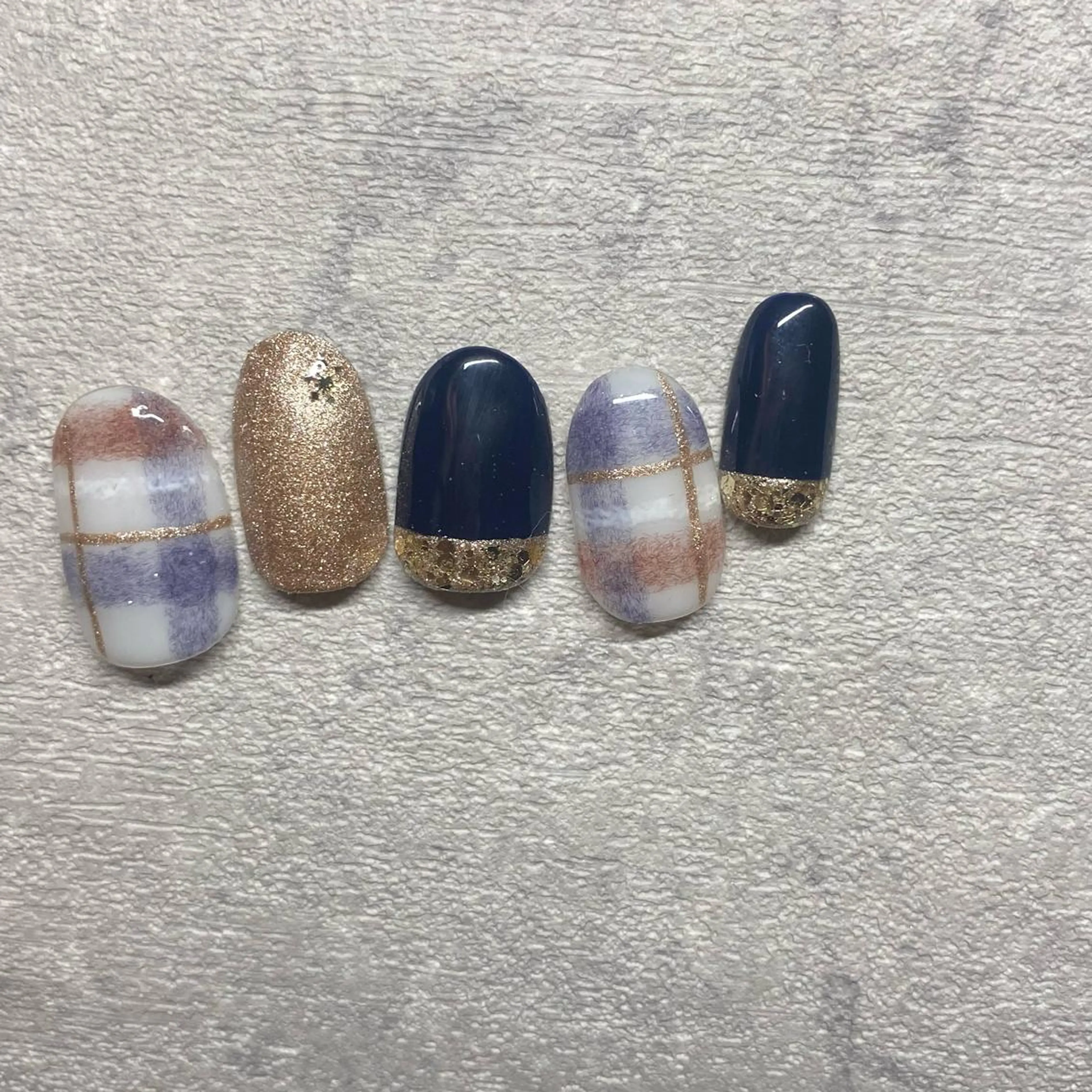 ネイル アートネイル フットネイル ニュアンスネイル 冬ネイル 山田 貴子のネイルデザイン