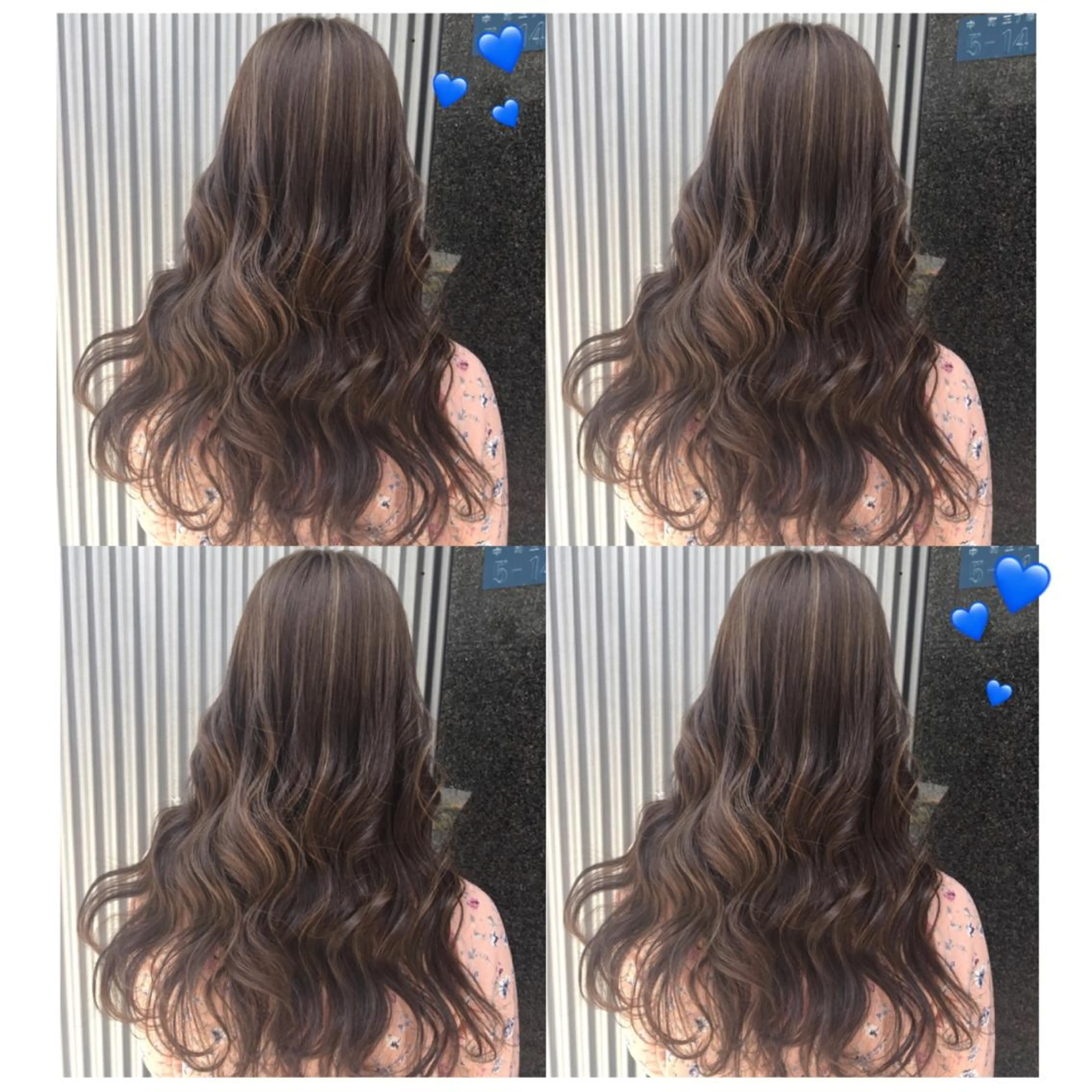 ロング カラー グレージュ ハイライトカラー 外国人風カラー ハイライト 韓国ヘア得意❤︎森澤 悠佳のヘアスタイル