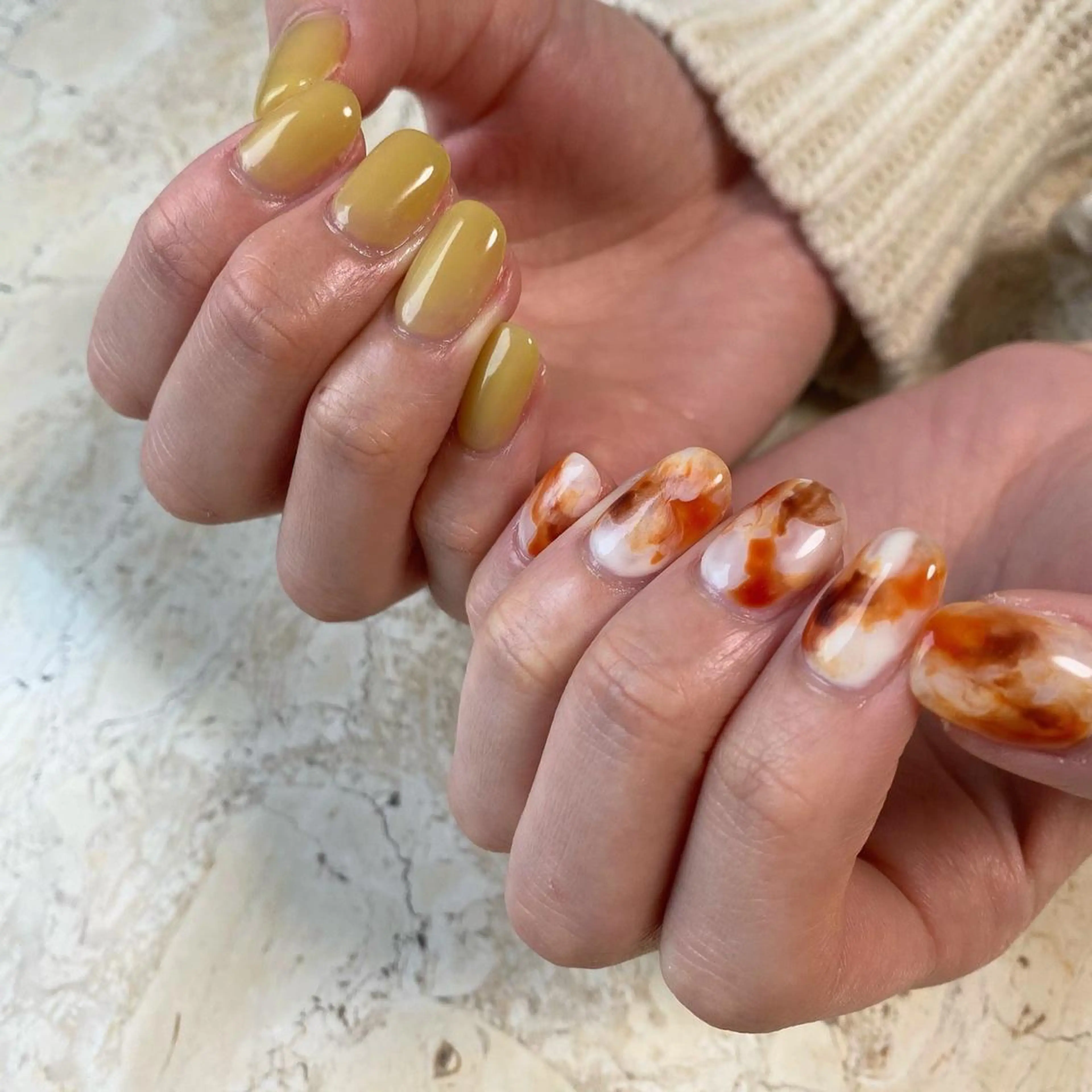 ネイル ニュアンスネイル ハンドネイル フットネイル nail salon mieux(ミュー)のネイルデザイン