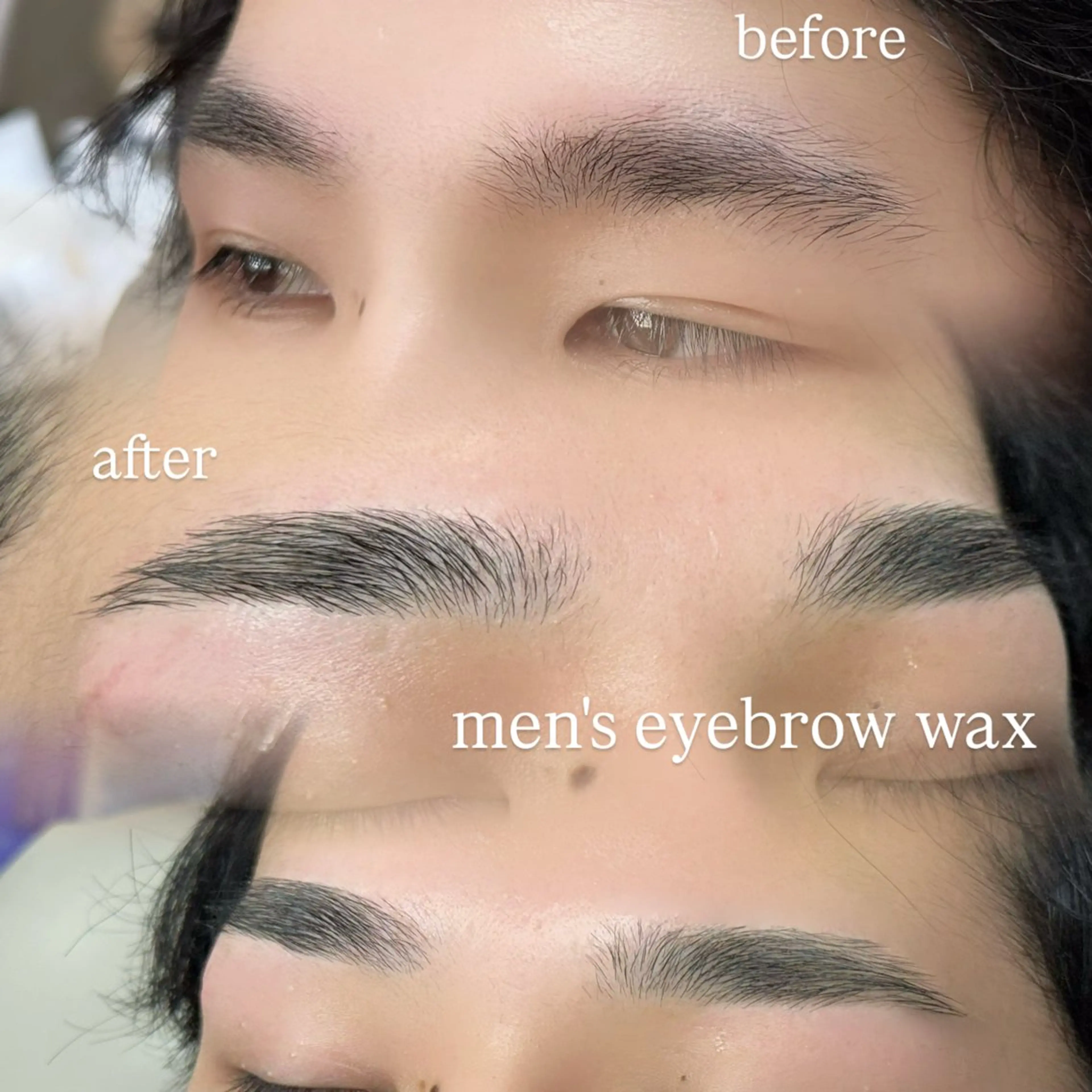 アイブロウ ワックス脱毛 眉カット mai♡マグネット/ ニュアンス/マツパのネイルデザイン