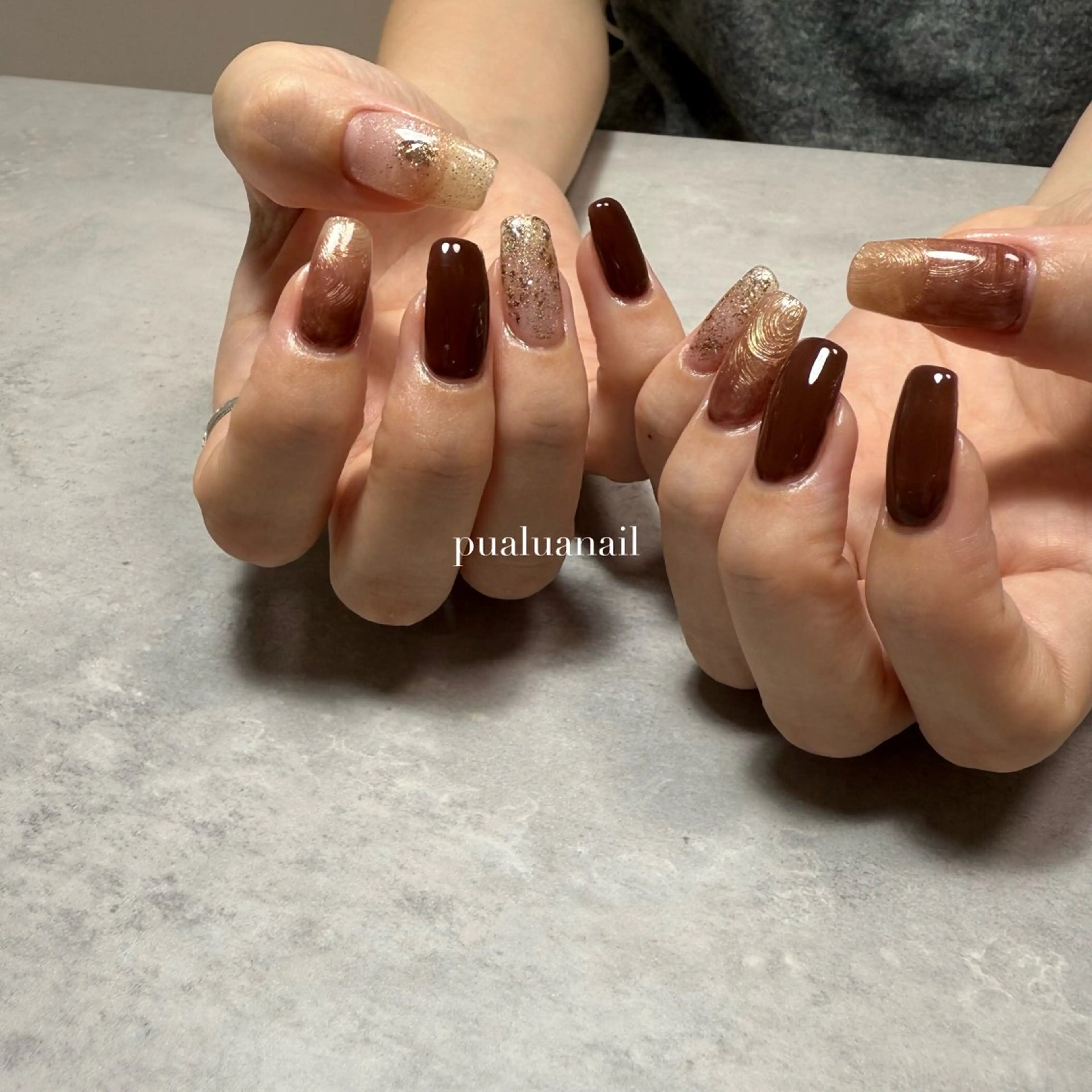 ネイル ハンドネイル pualua miharuのネイルデザイン