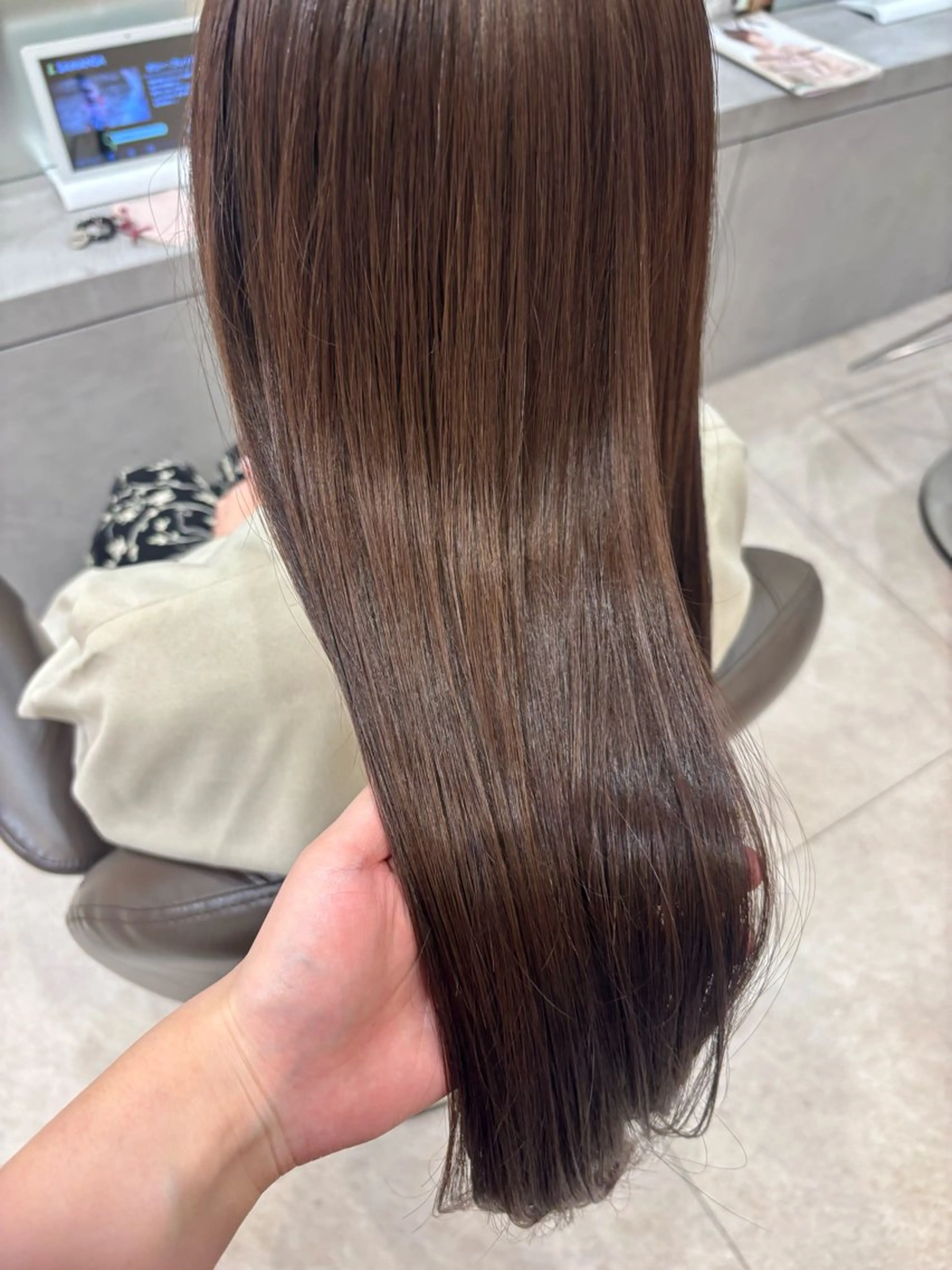 ロング カラー ヘアカラー ワンカラー/モデル /Rin/西葛西のヘアスタイル