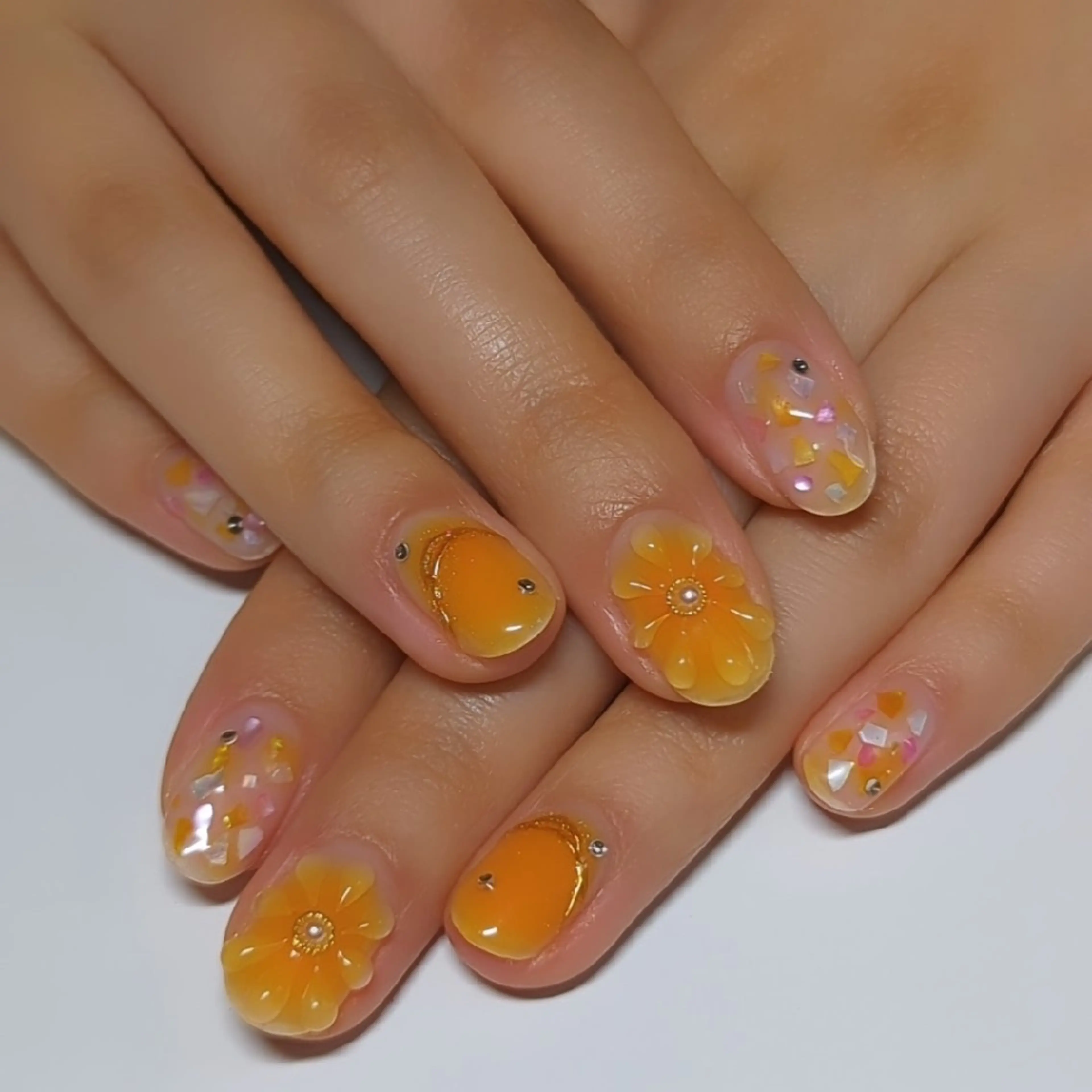 ネイル 長さ出し ハンドネイル KANON所属・☆ KANON☆のネイルデザイン