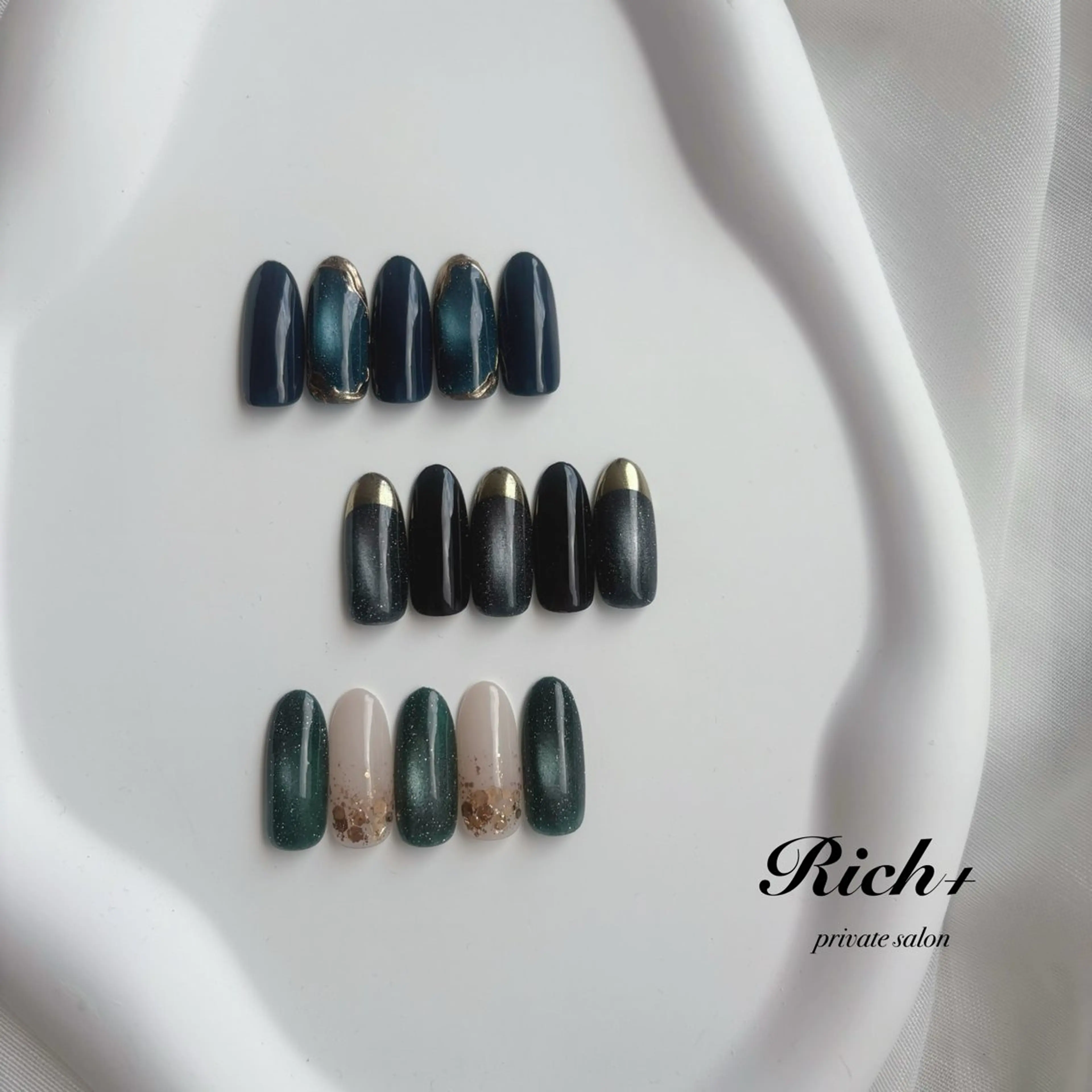 ネイル マグネットネイル Rich+nail Mayuのネイルデザイン