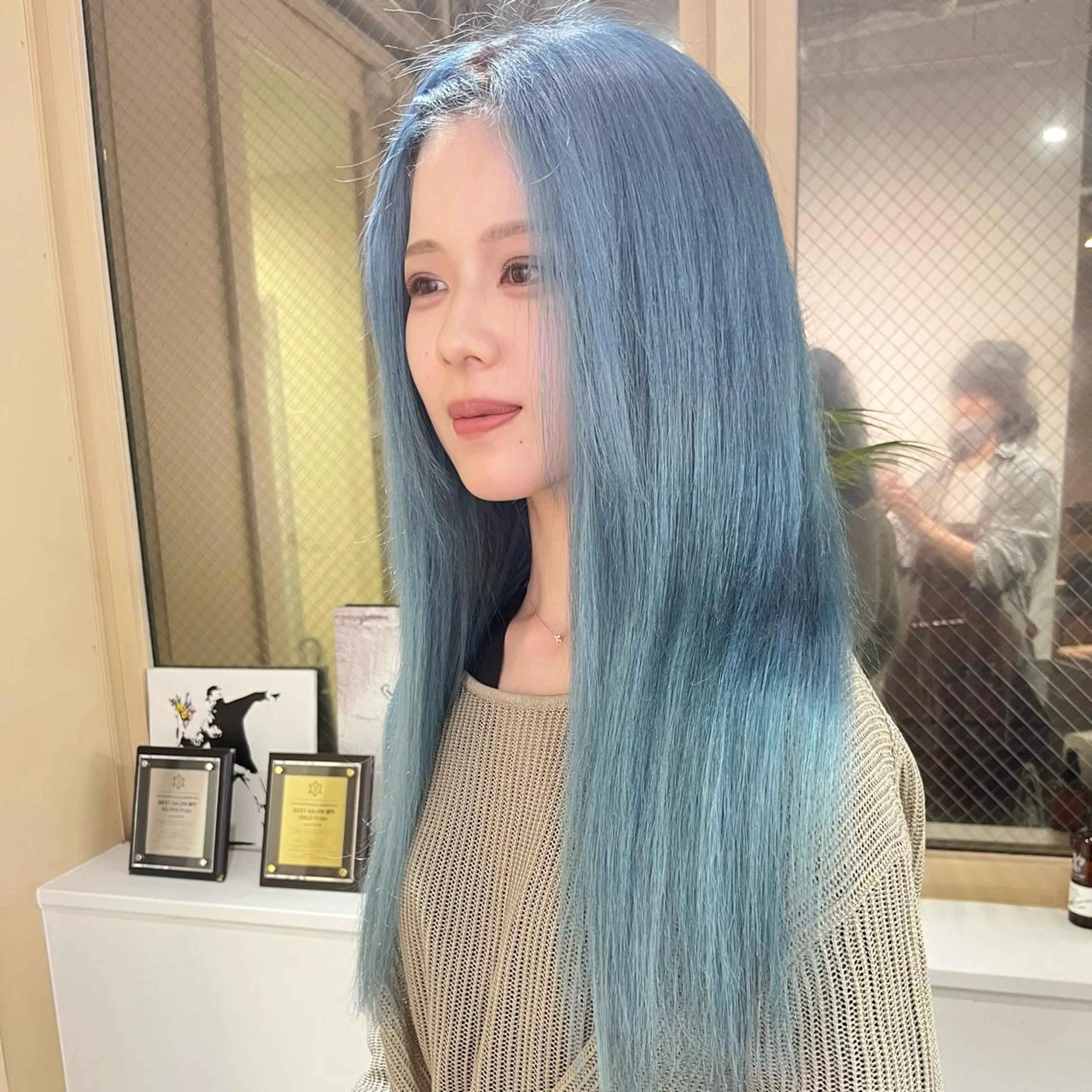 カラー カット ヘアカラー エクステ ヘアセット 渋谷🎨ハイトーン ×エクステ🎨レンのヘアスタイル