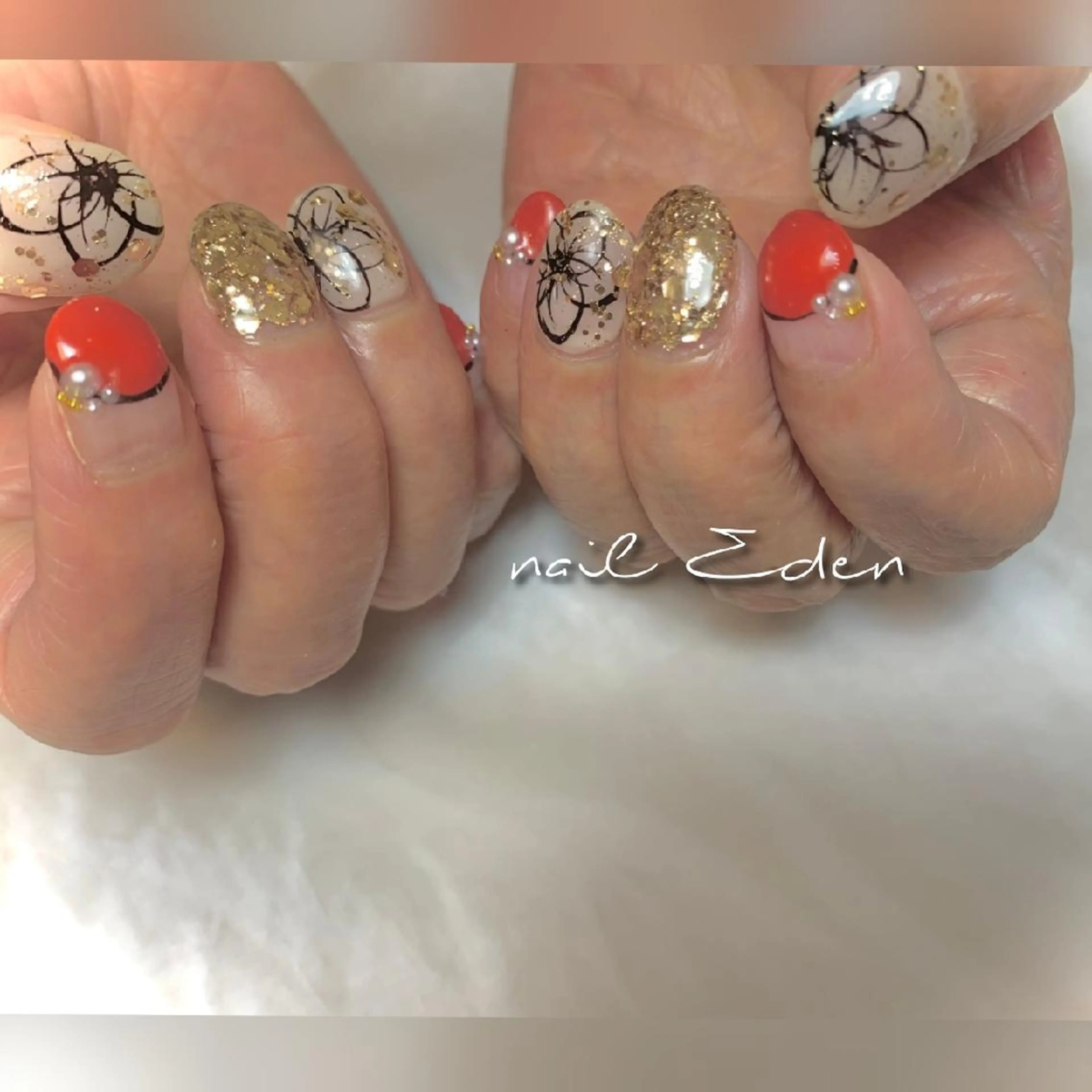 ネイル ハンドネイル ハンドケア Eden　private nail saron所属・Eden ♾️のネイルデザイン