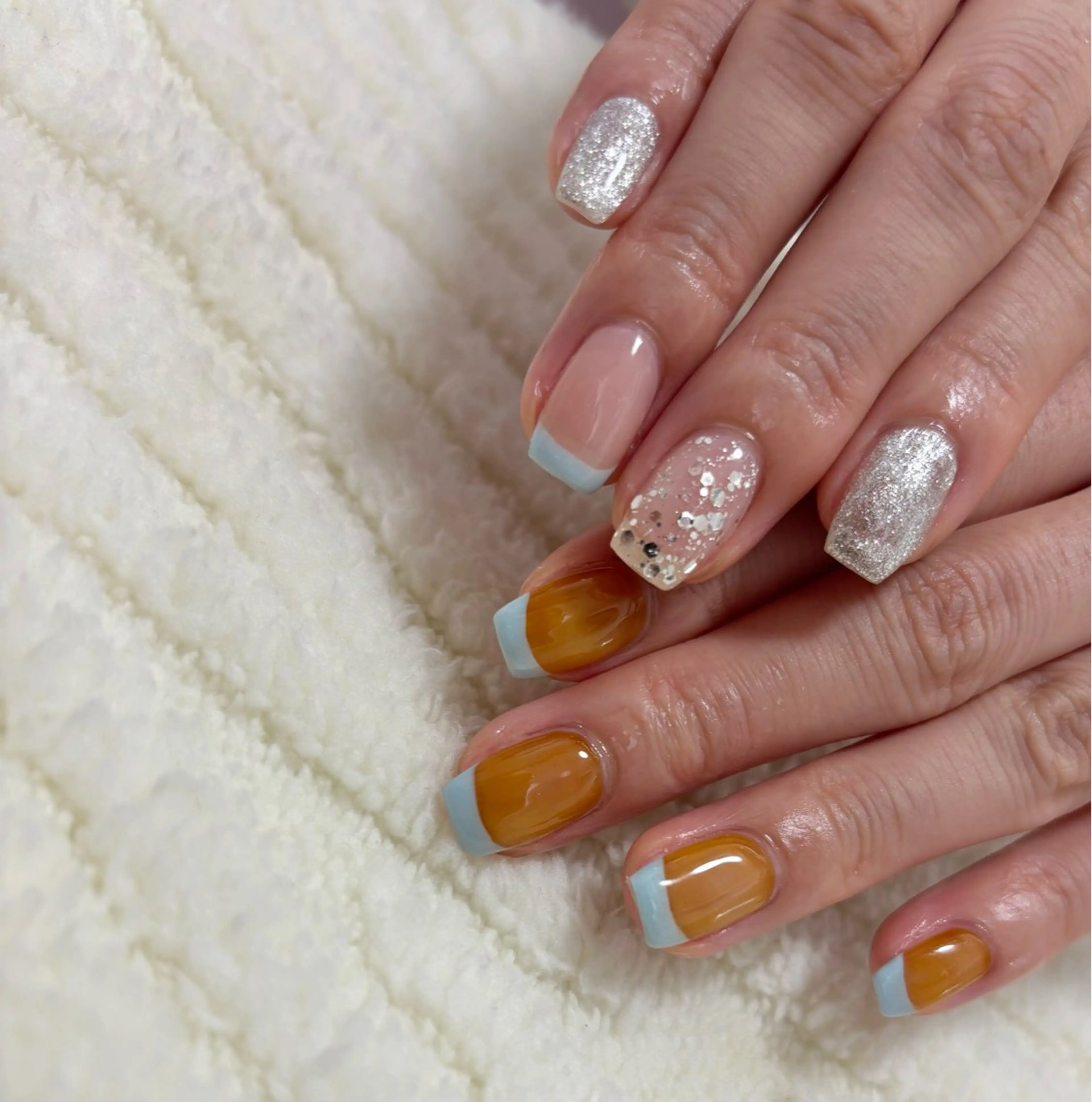 ネイル フレンチネイル わたなべ さやかのネイルデザイン