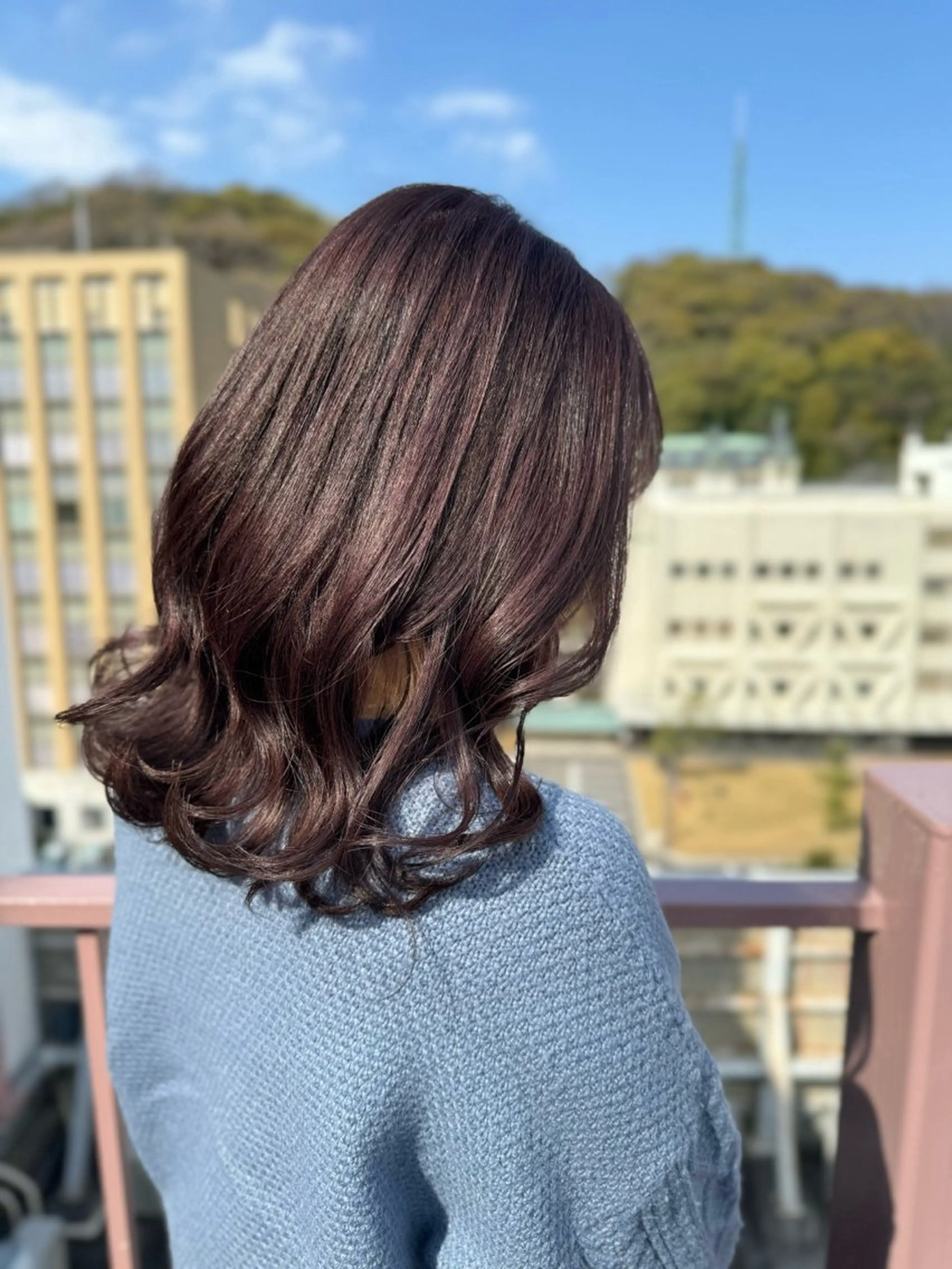 ミディアム カラー ラベンダーカラー カット ヘアカラー Viage （ビアージュ）のヘアスタイル