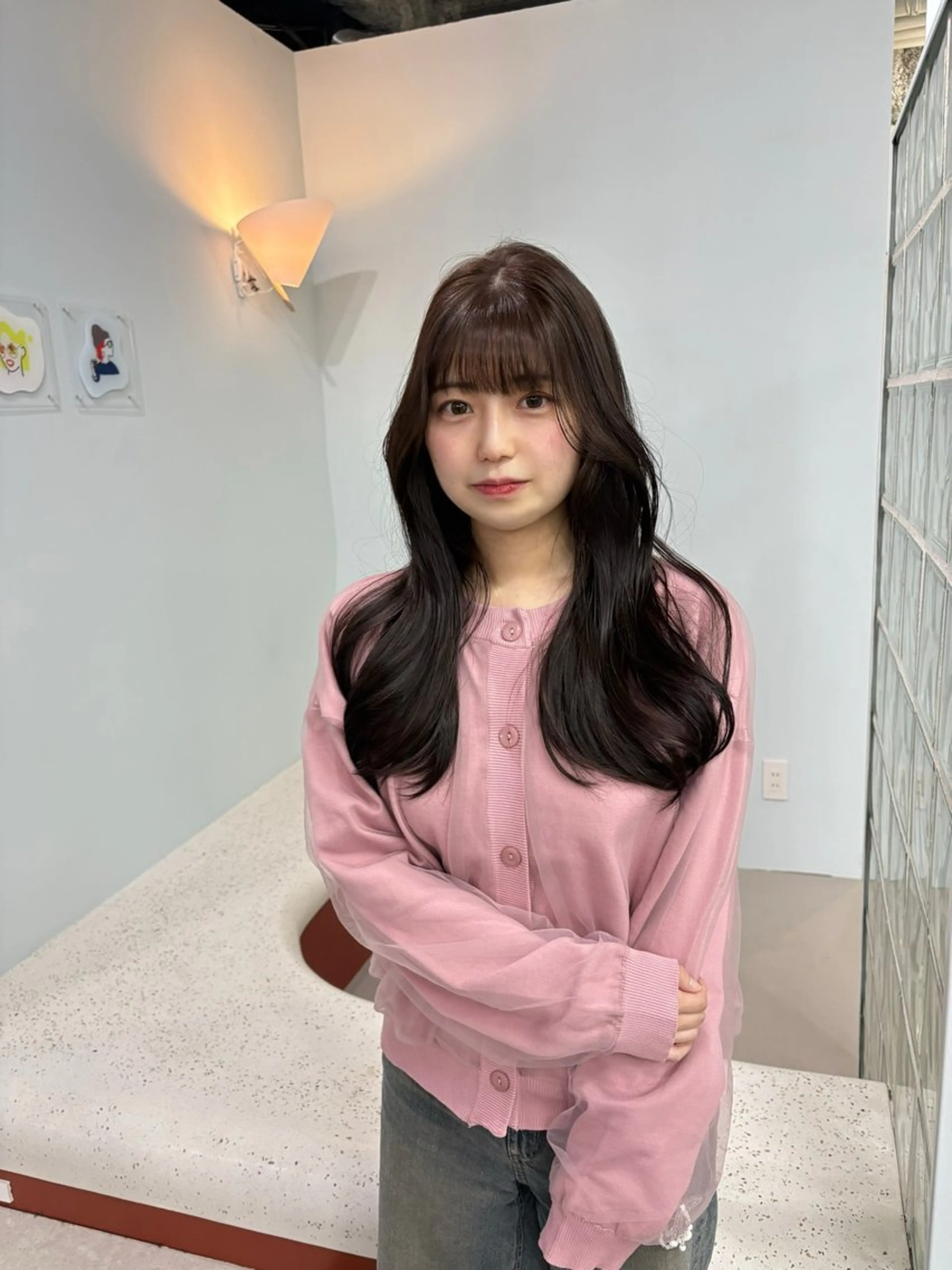 カラー ブラウンカラー ナチュラルブラウン ヘアカラー qulim hair所属・【qulim】松尾 香透のヘアスタイル