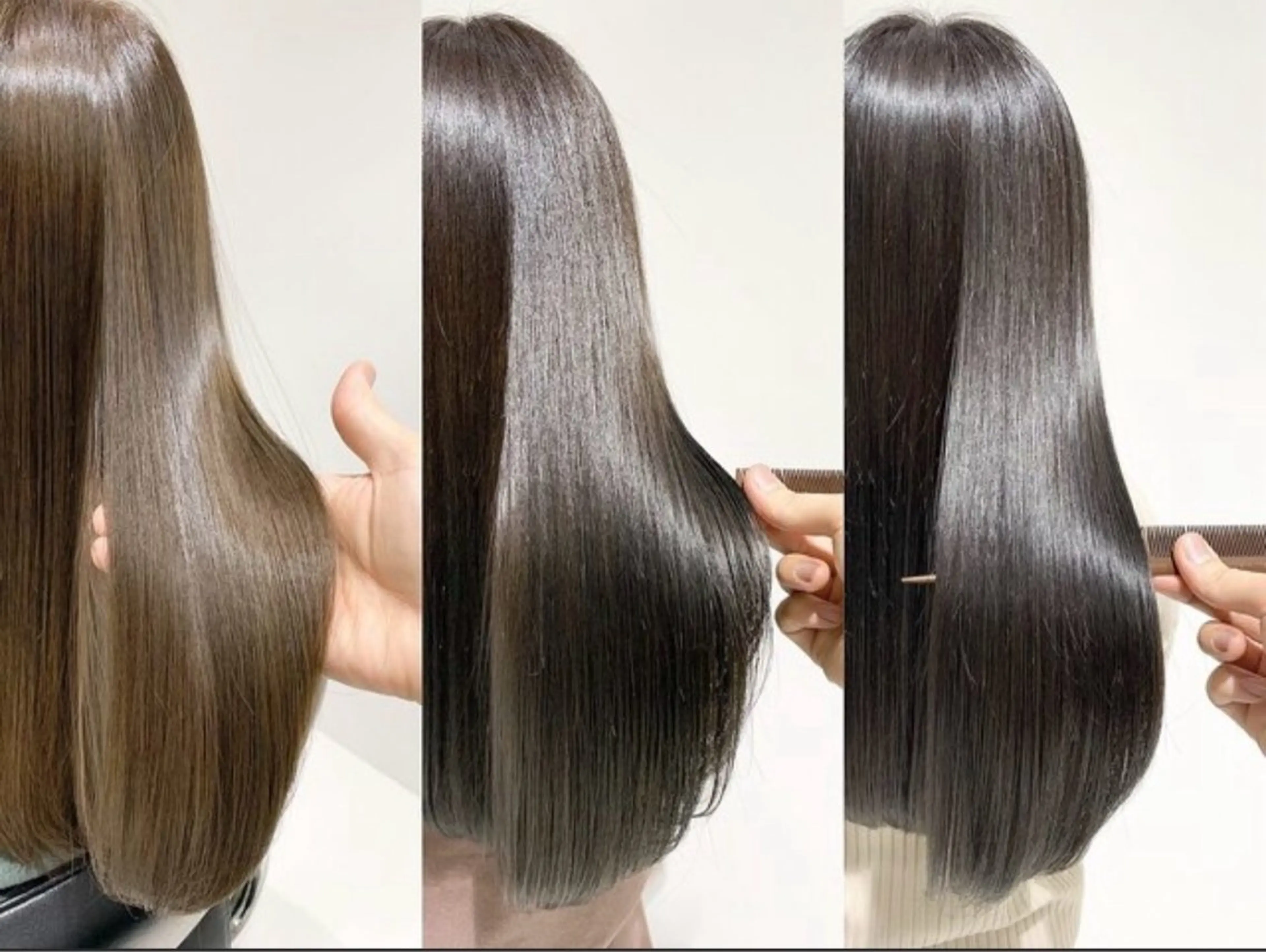 髪質改善、カット+髪質改善ULTOWAトリートメント＋マイクロバブル（胸下+1000)の写真