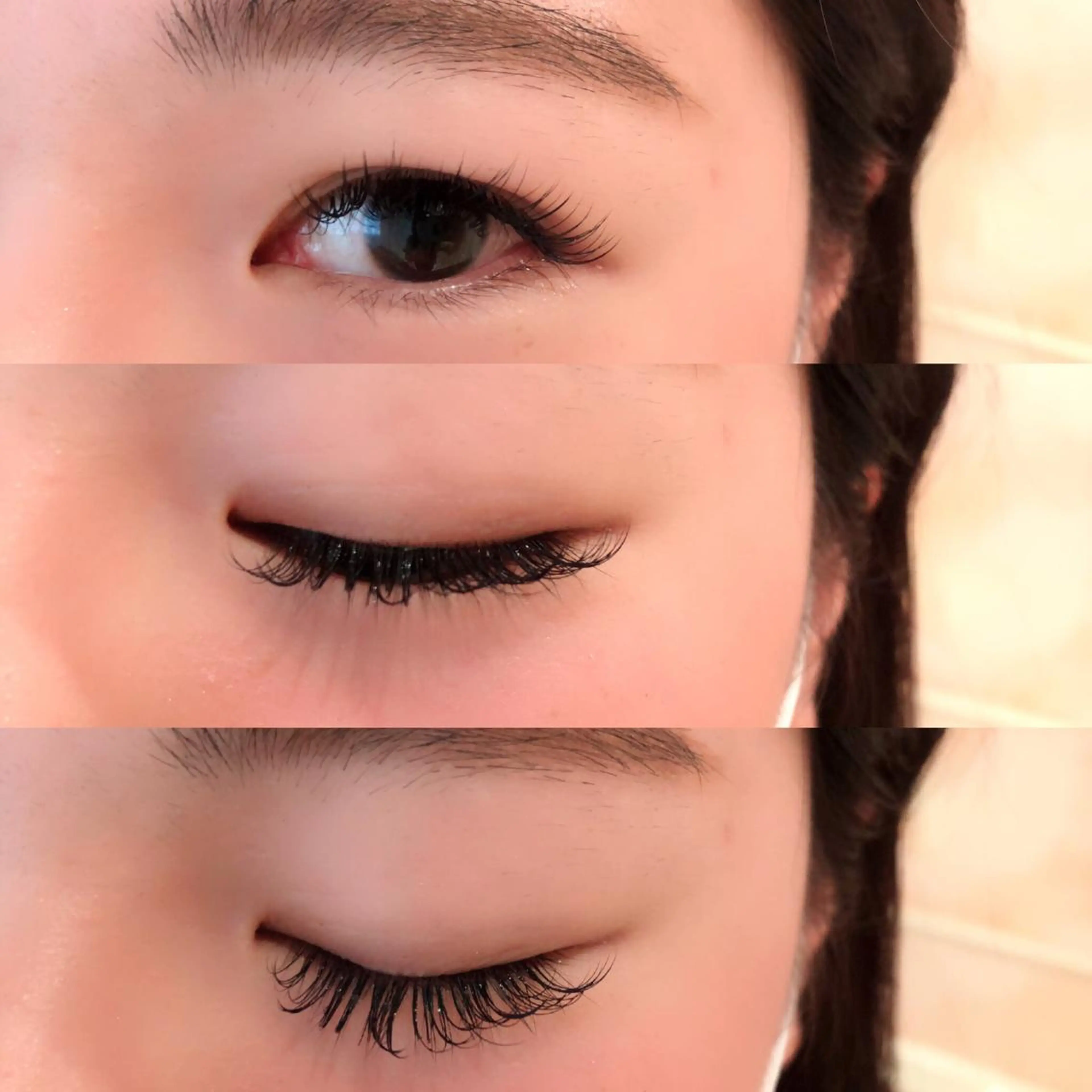 マツエク・マツパ 目尻長め eyelash salon ten．所属・ten． eye lashのマツエク・マツパデザイン