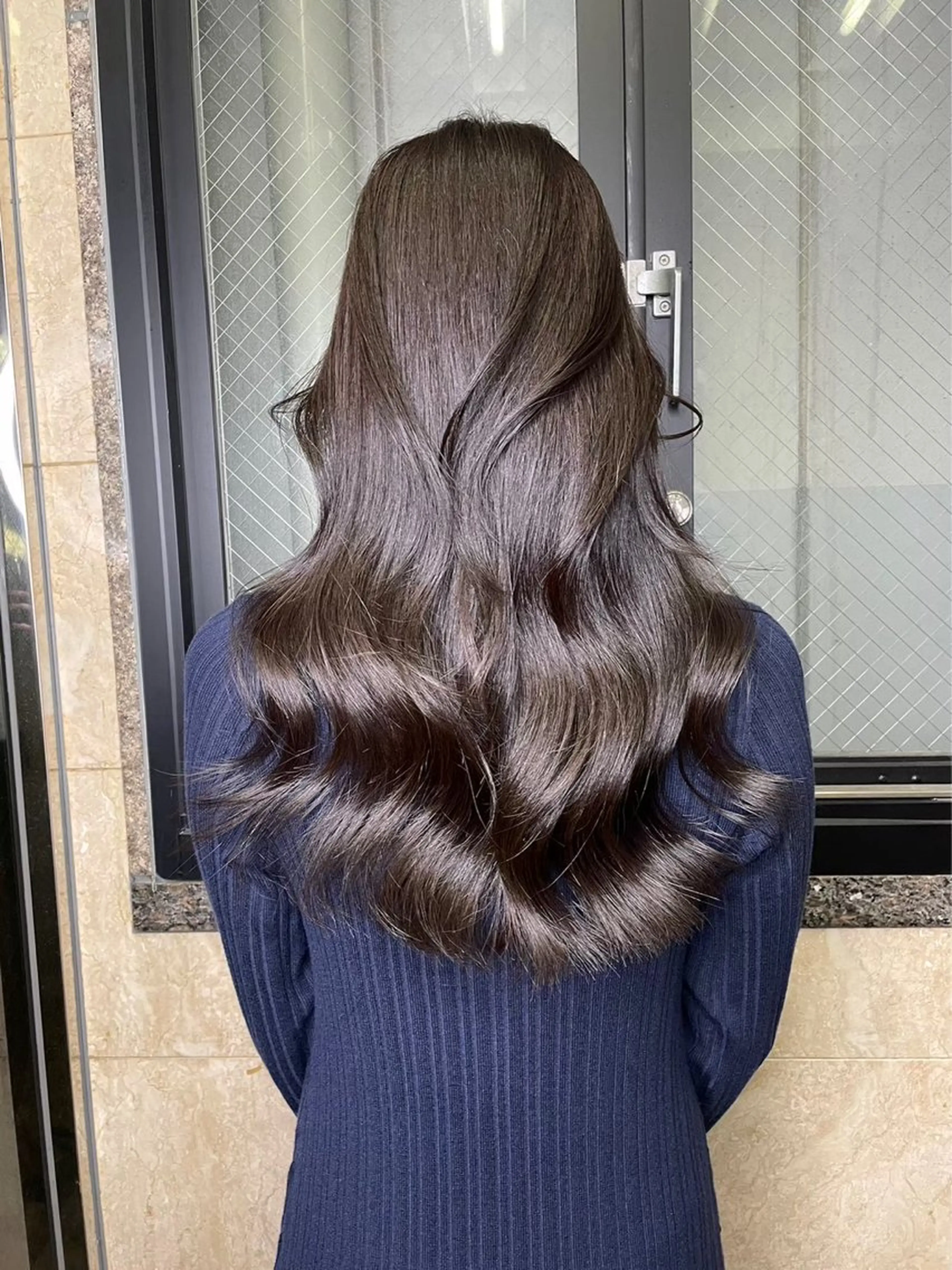 ロング カラー ヘアアレンジ ブラウンカラー 銀座terrace所属・🫧透明感／艶カラー 🫧Ryuseiのヘアスタイル