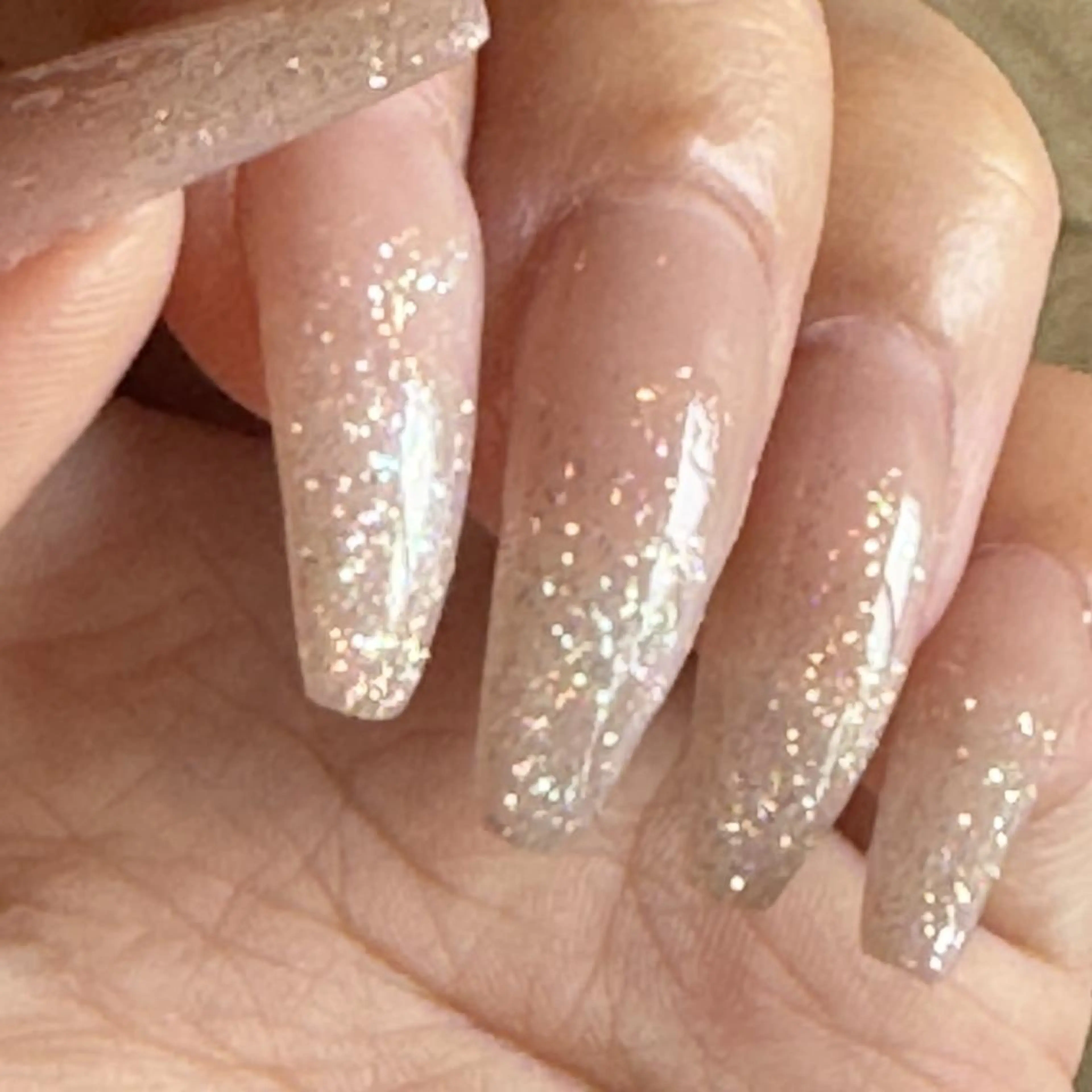 ネイル グラデーション ラメ(グリッター) ラメグラデーション 120%可愛い保証 💝fein心斎橋店のマツエク・マツパデザイン