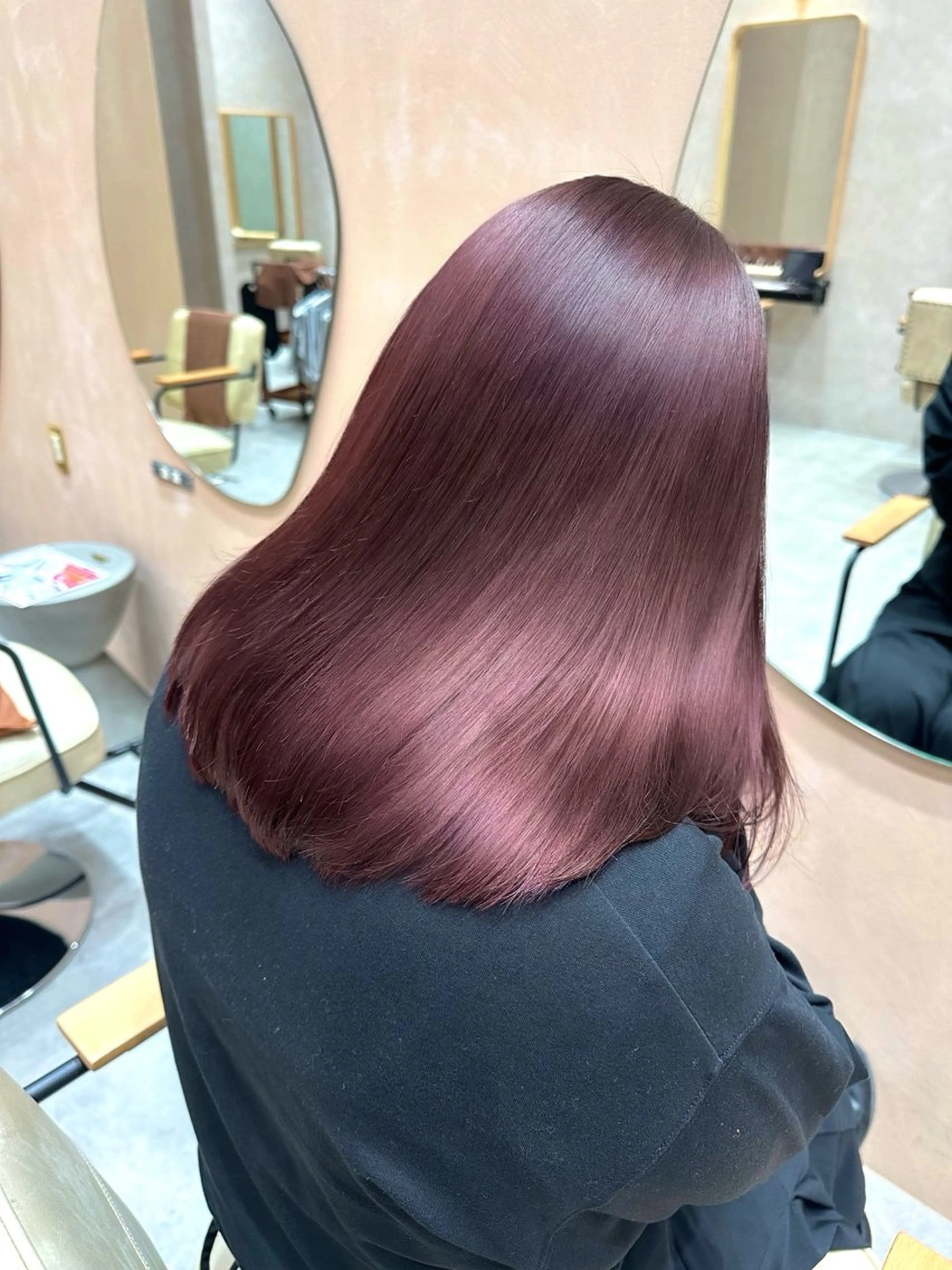 【🍒本日1月9日限定🍒】似合わせ艶カラー➕補修ケアトリートメント➕marbb🫧の写真