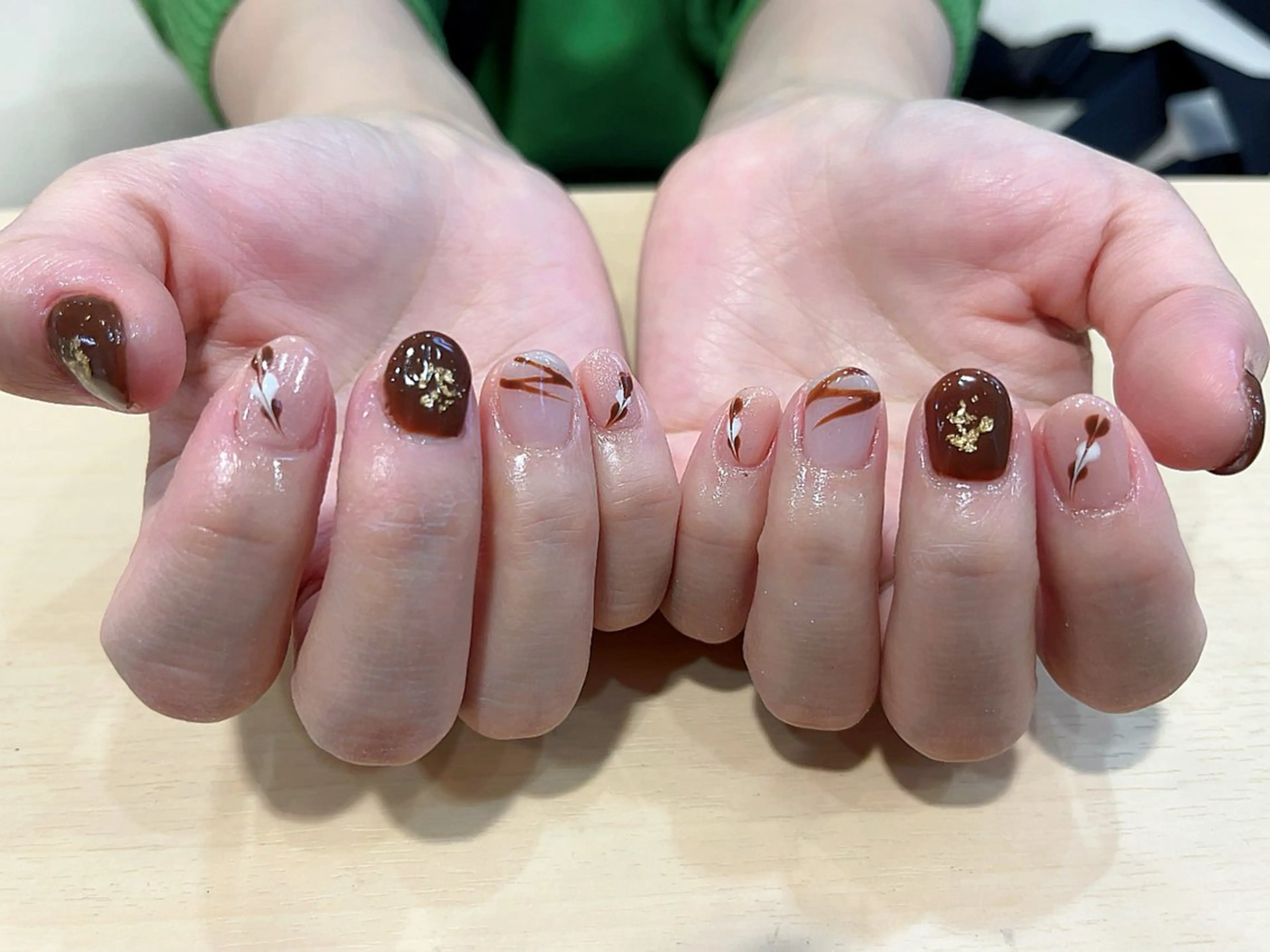 ネイル バレンタイン ハンドネイル ハンドケア LAZO所属・あおやぎ ゆきこのネイルデザイン