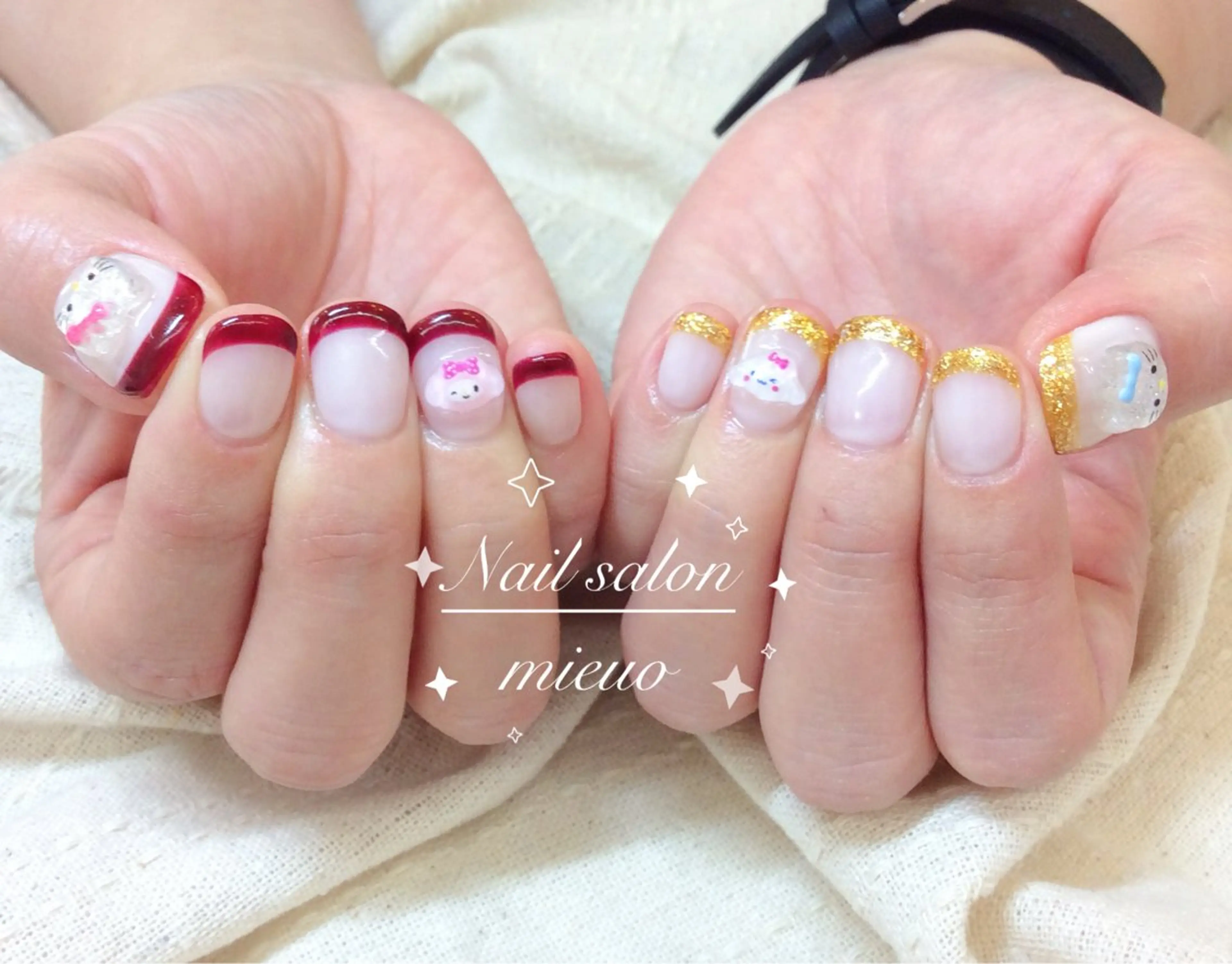 ネイル フレンチネイル ハンドネイル ネイルサロン ミューオのネイルデザイン