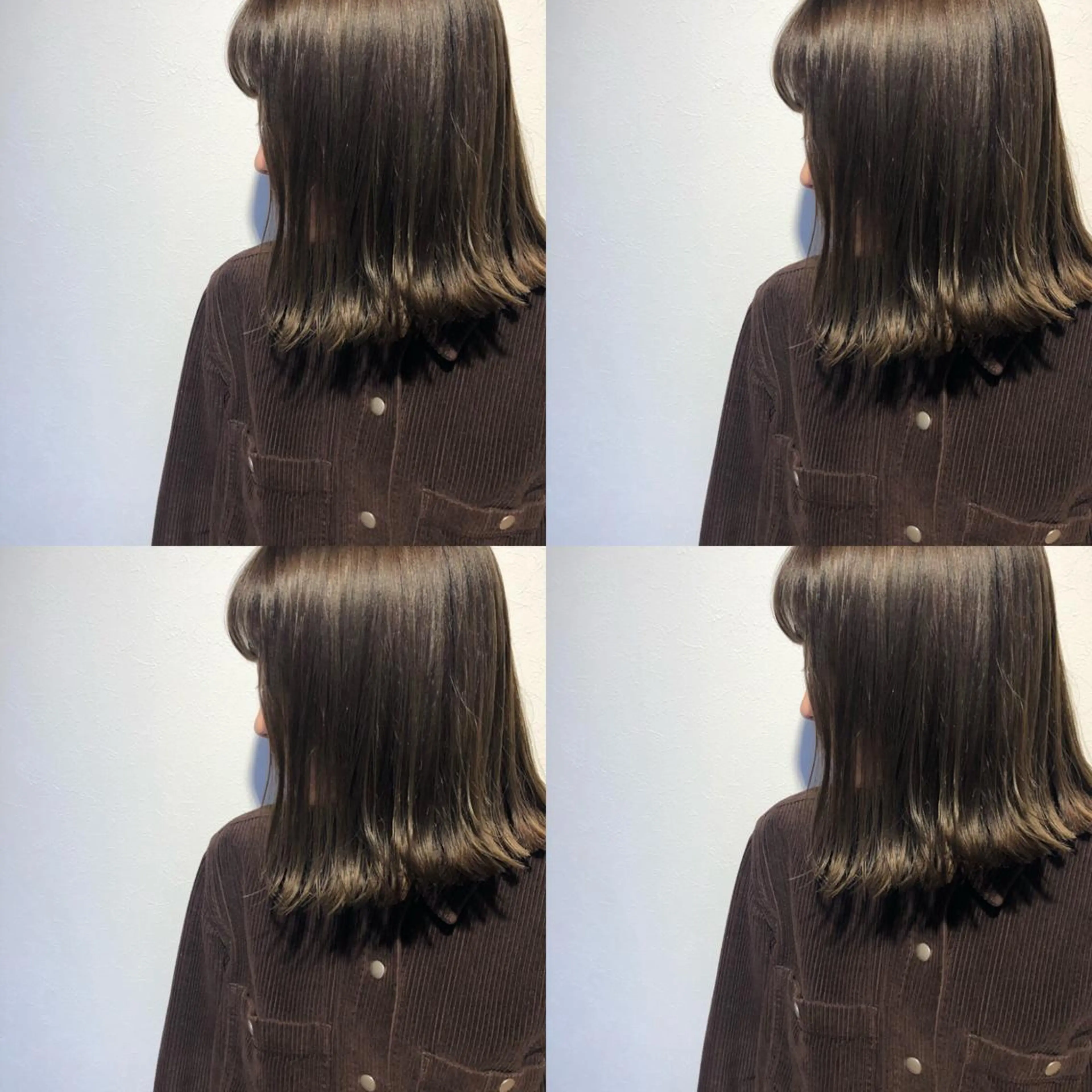 ミディアム カラー カット ヘアカラー トリートメント ♡美髪•艶髪♡砂川 なつきのヘアスタイル