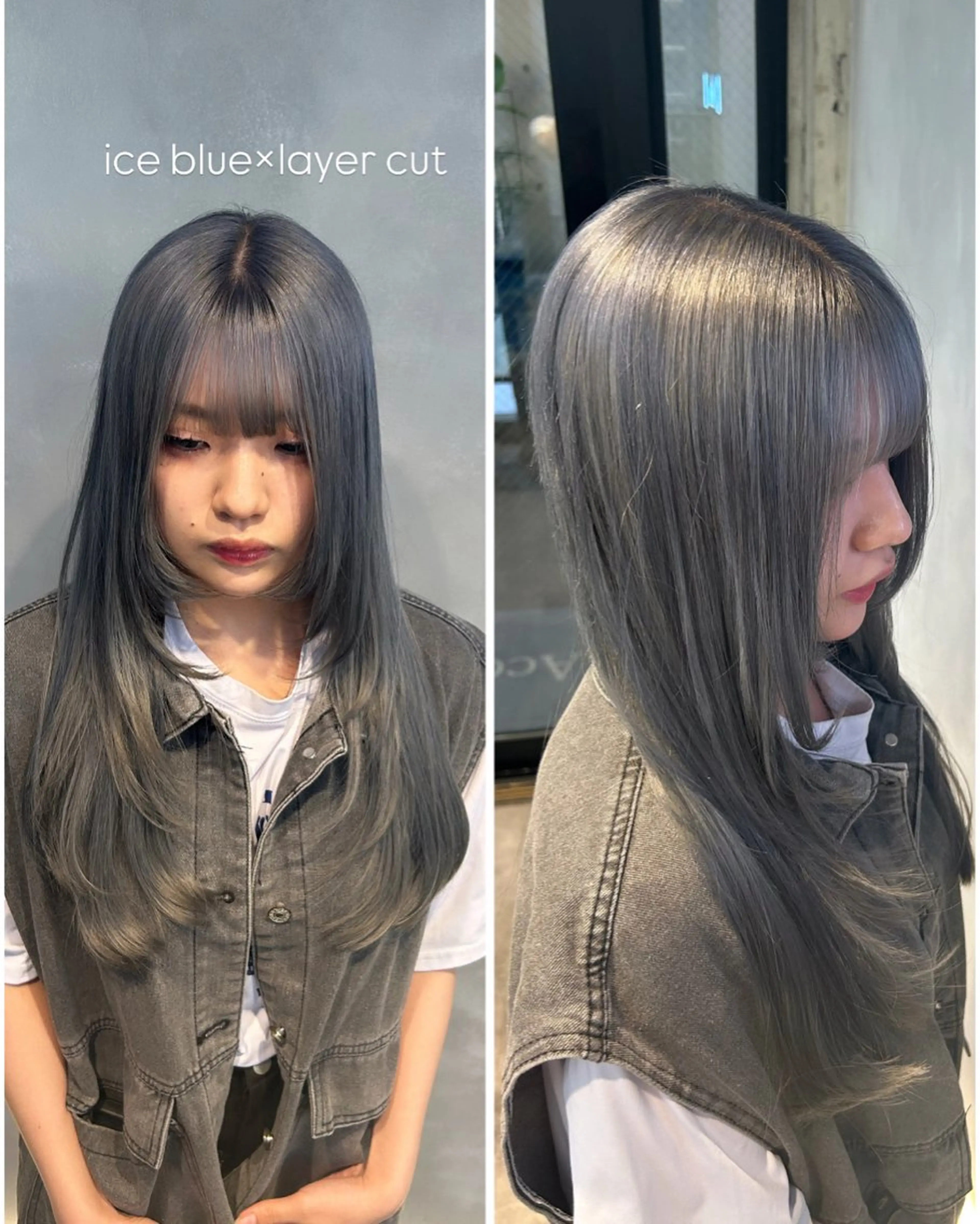 ロング カラー カット ヘアカラー 茅ヶ崎/ハイトーン/ Ramuのヘアスタイル