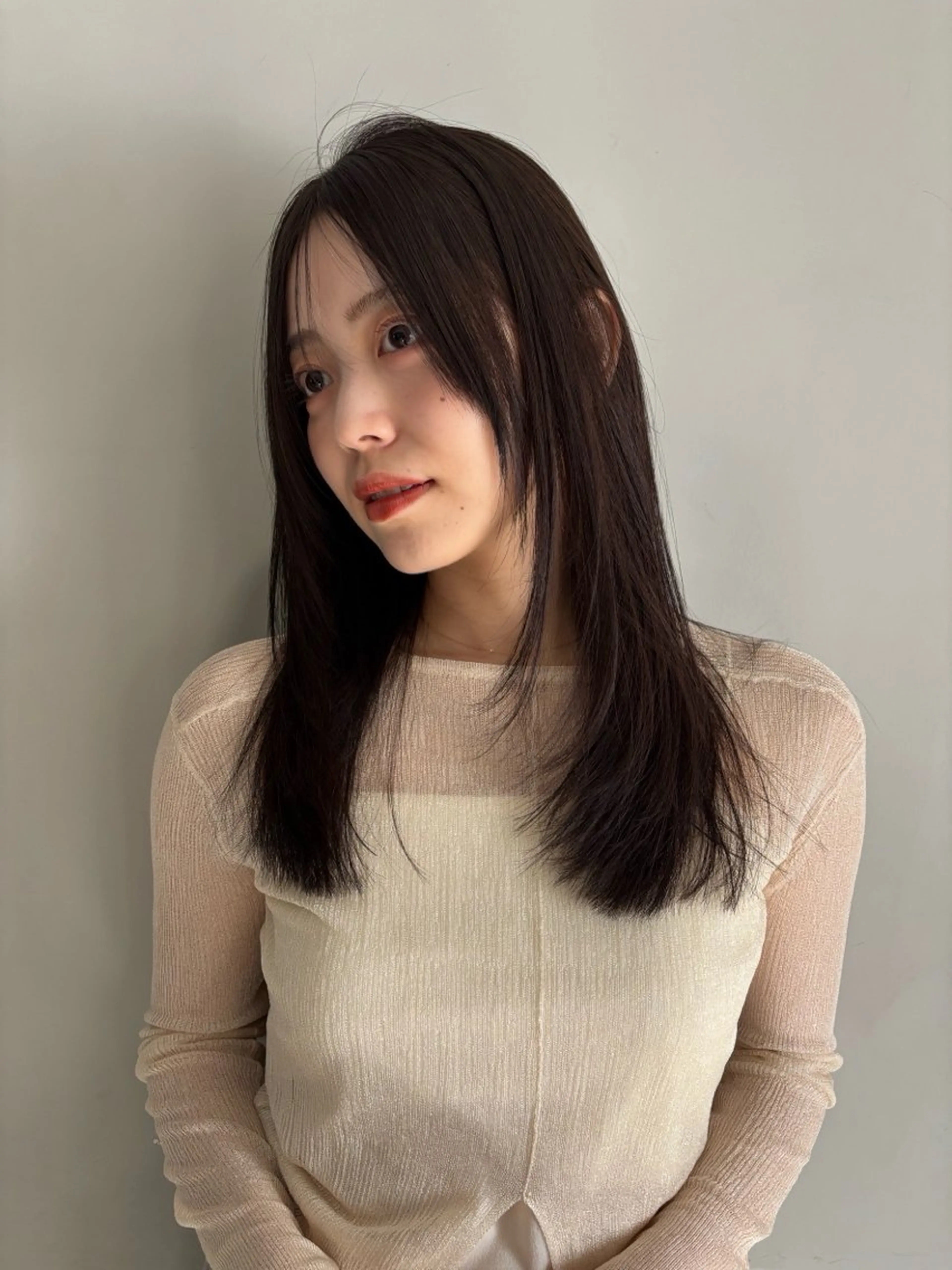 ロング 南出 碧夢のヘアスタイル