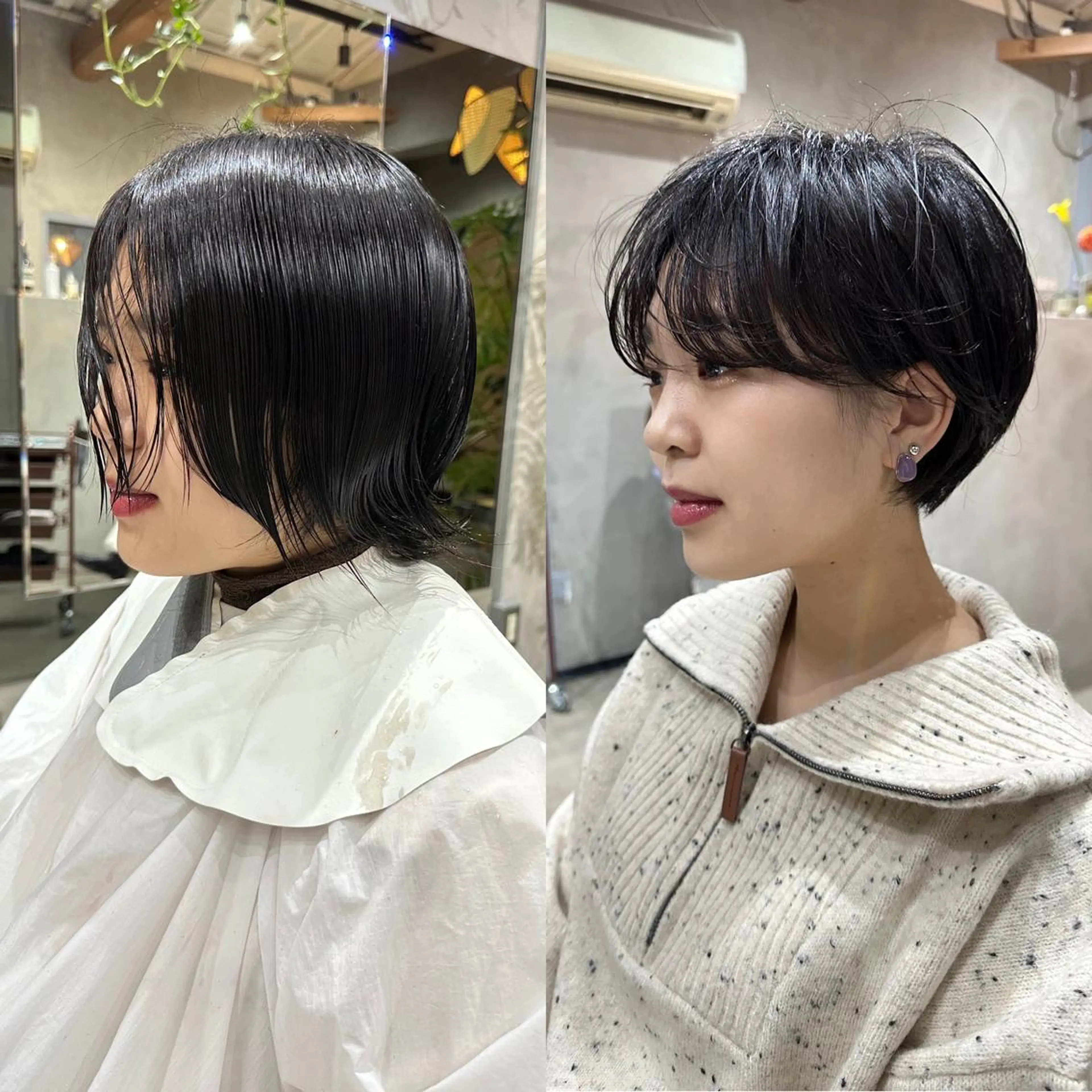 【平日限定】【当日OK】【税込価格】【ショート限定】骨格似合わせカット、ニュアンスパーマ※注意事項をご確認くださいの写真