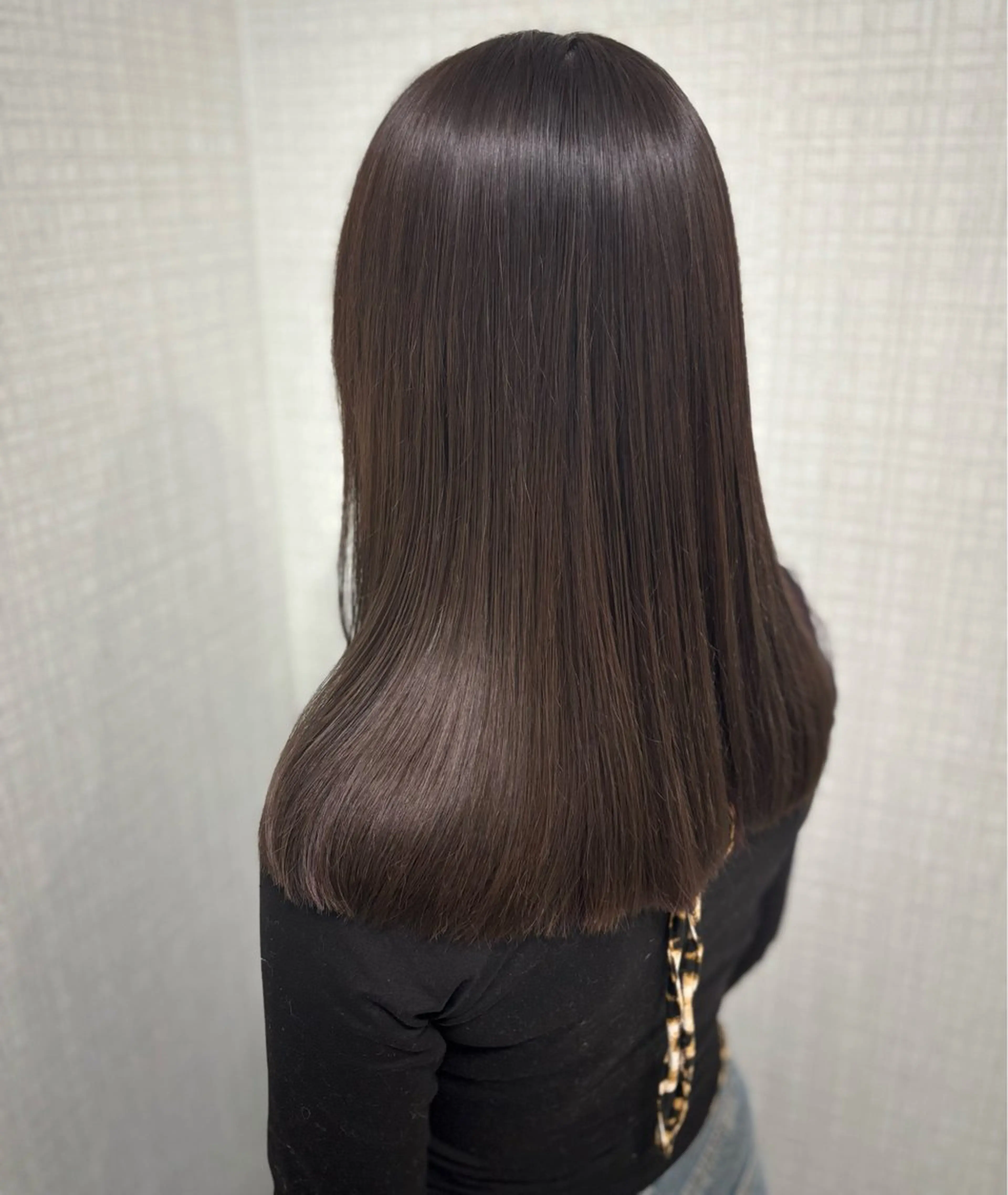 セミロング ヘアカラー ゆき ななみのヘアスタイル