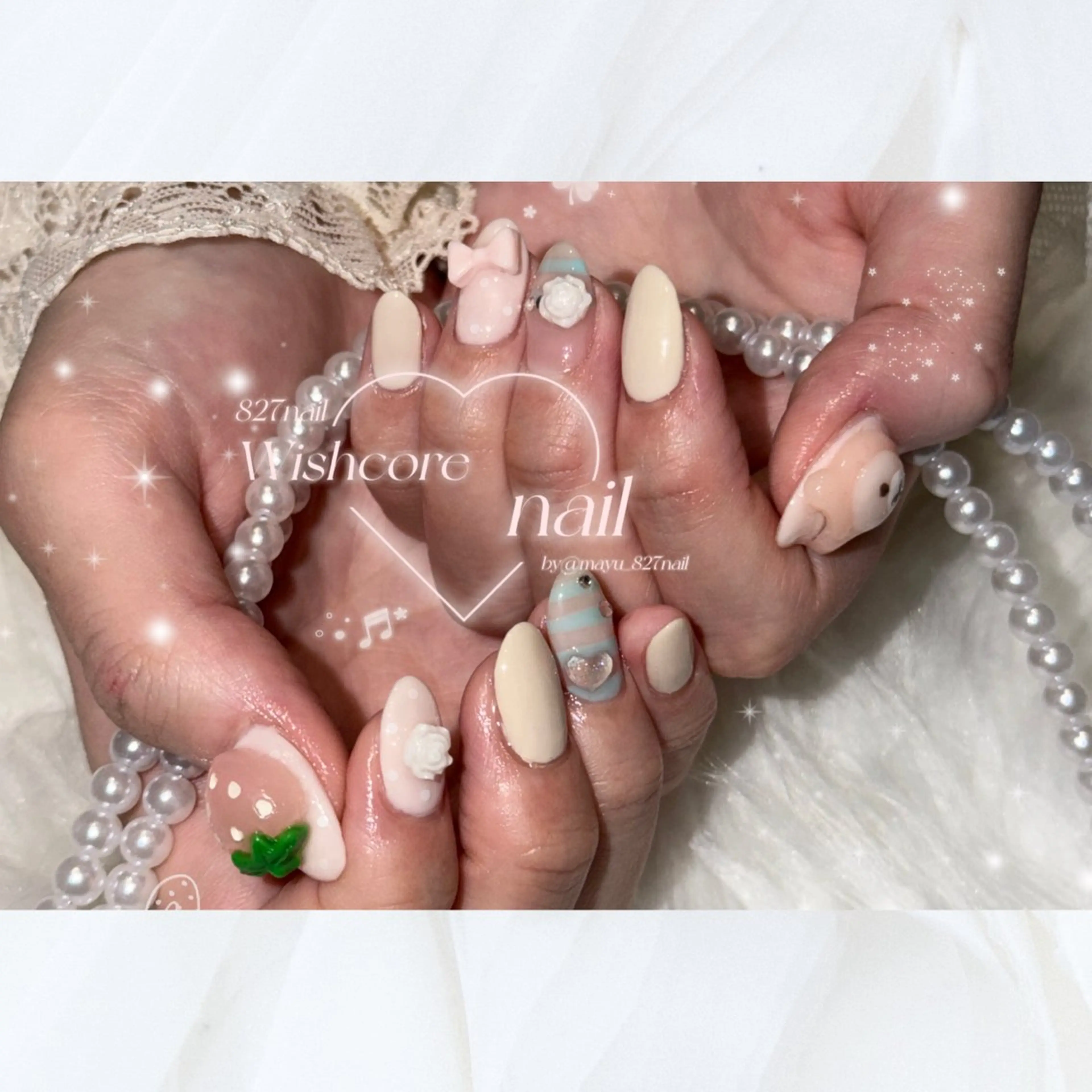 ネイル 長さ出し フラッシュネイル 韓国ネイル マグネットネイル ワンホンネイル ハンドネイル 827nail所属・mayu 🐈🐾のネイルデザイン