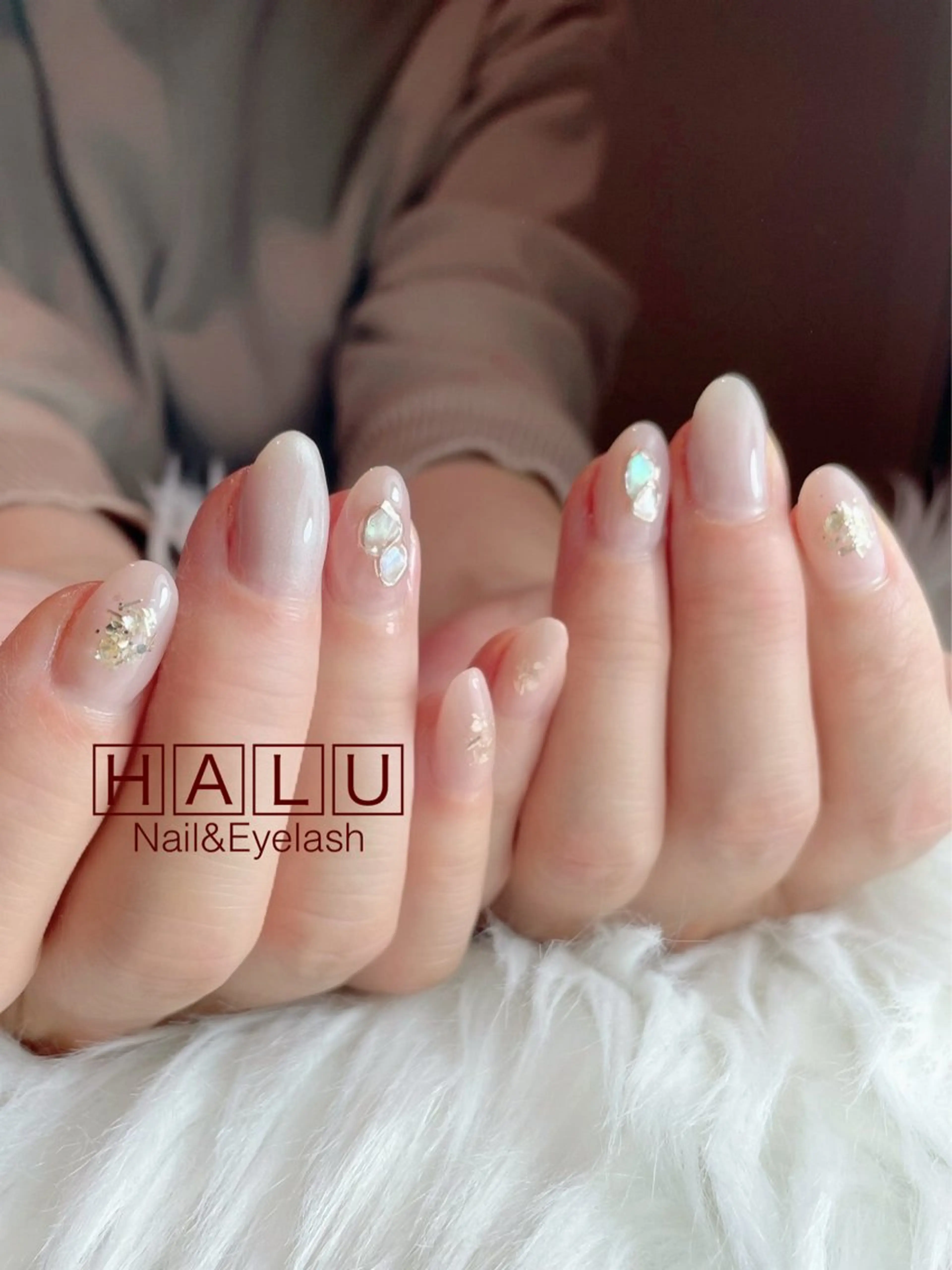 ネイル ゴールド HALU ハルのネイルデザイン