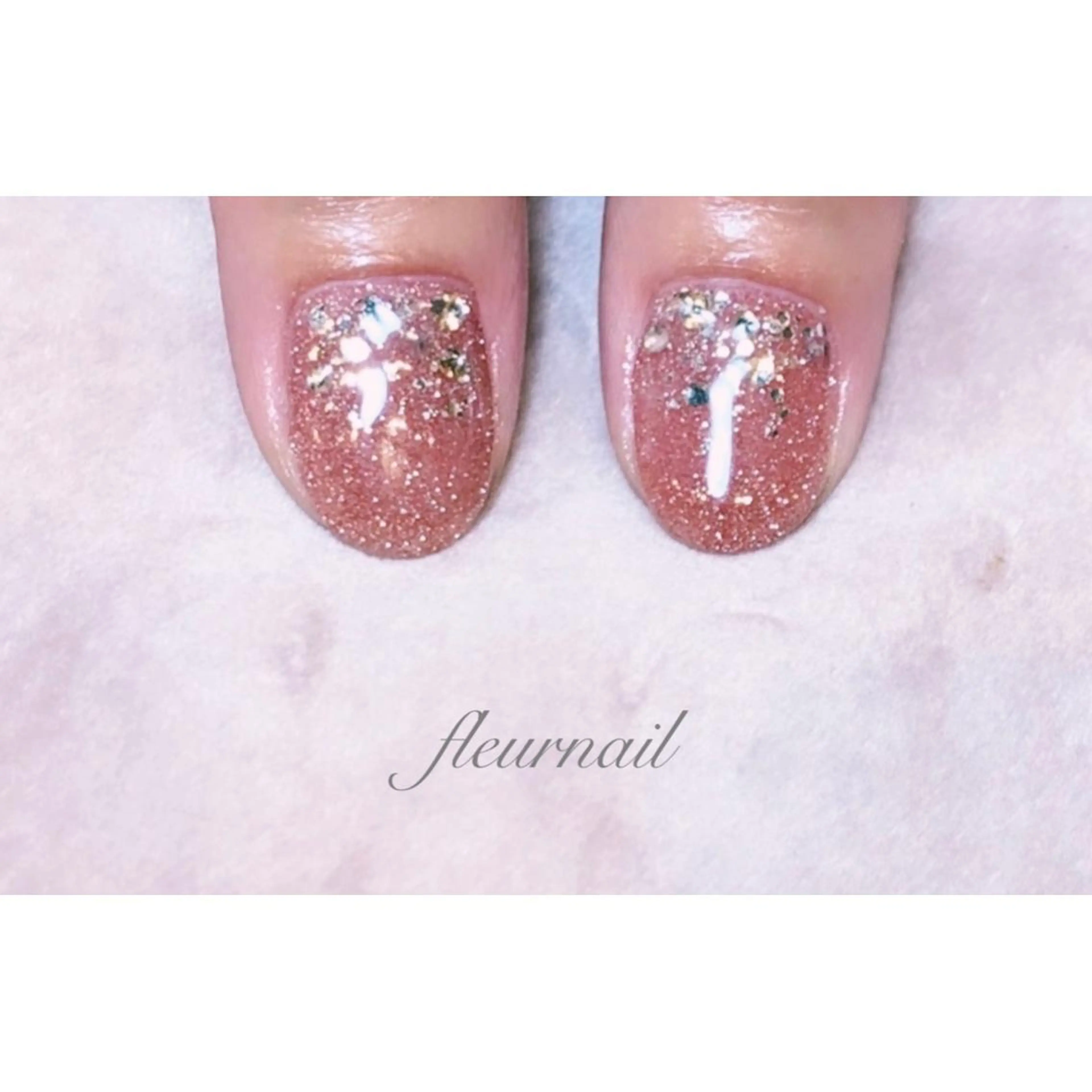 ネイル フラッシュネイル 【パラジェル登録サロン】nail pollen所属・fleurnail miuraのネイルデザイン