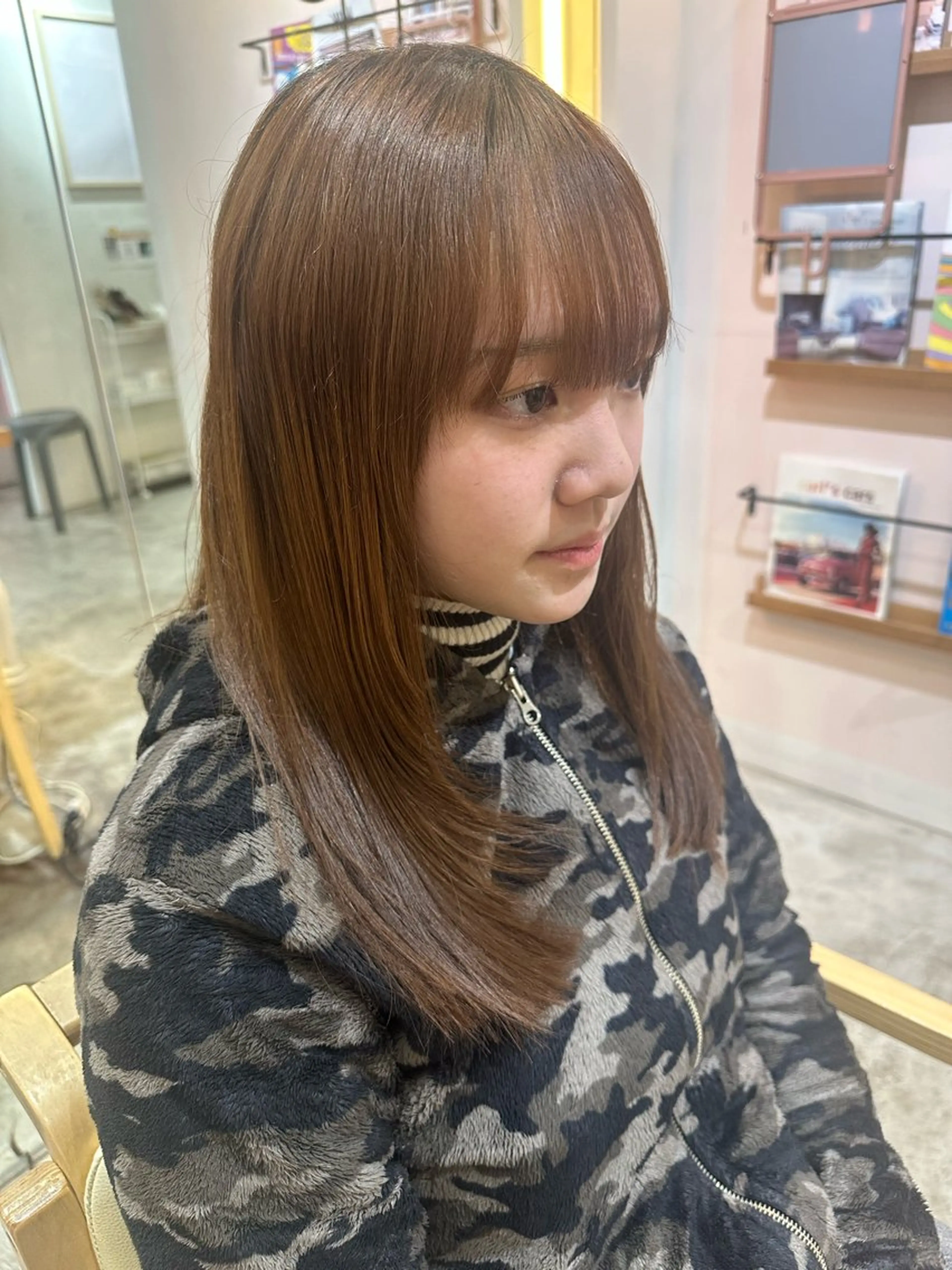 セミロング 赤熊 咲良 🦔ྀིのヘアスタイル