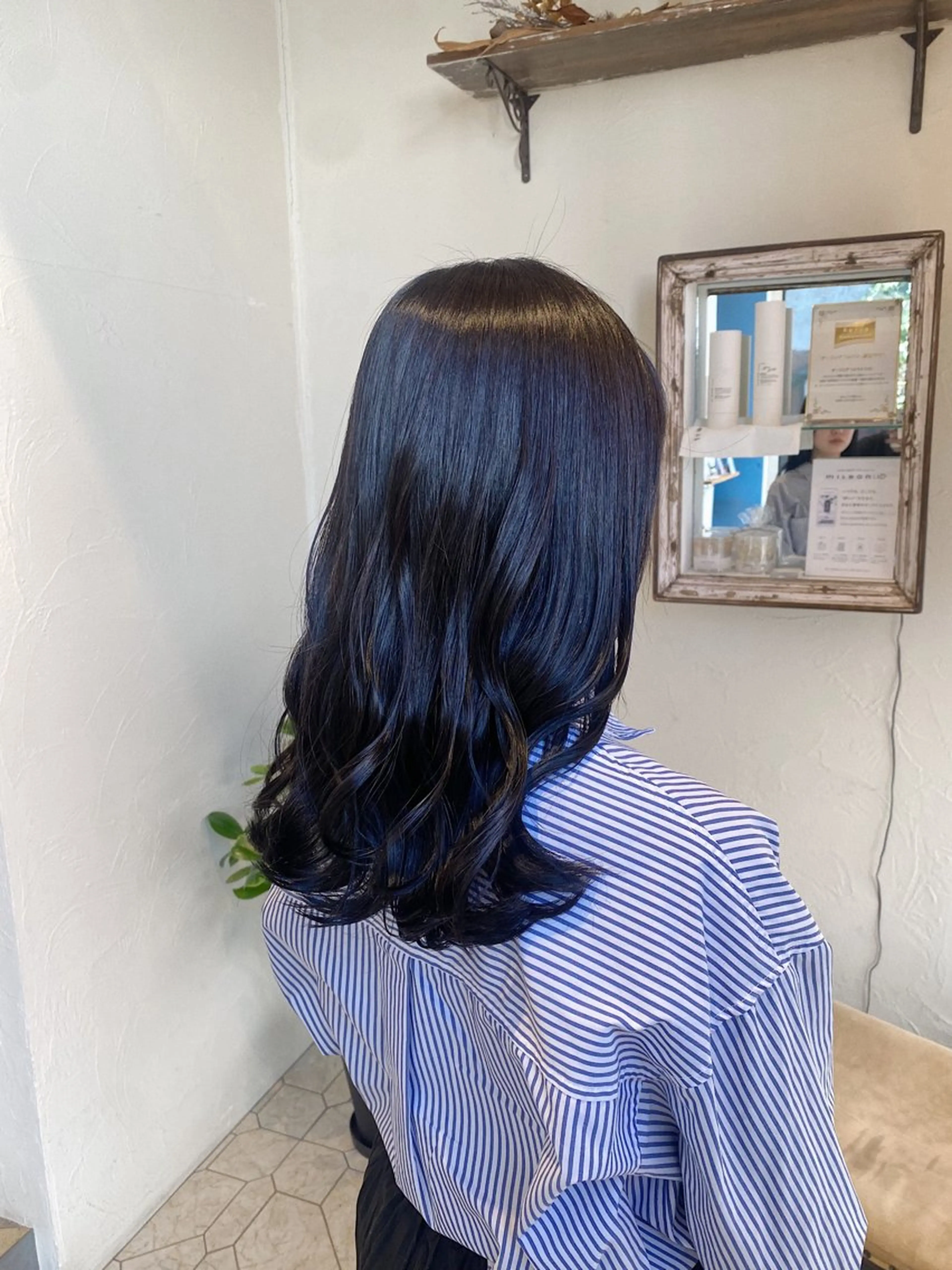 セミロング 艶髪/艶カラー/縮毛 /   タキダのヘアスタイル