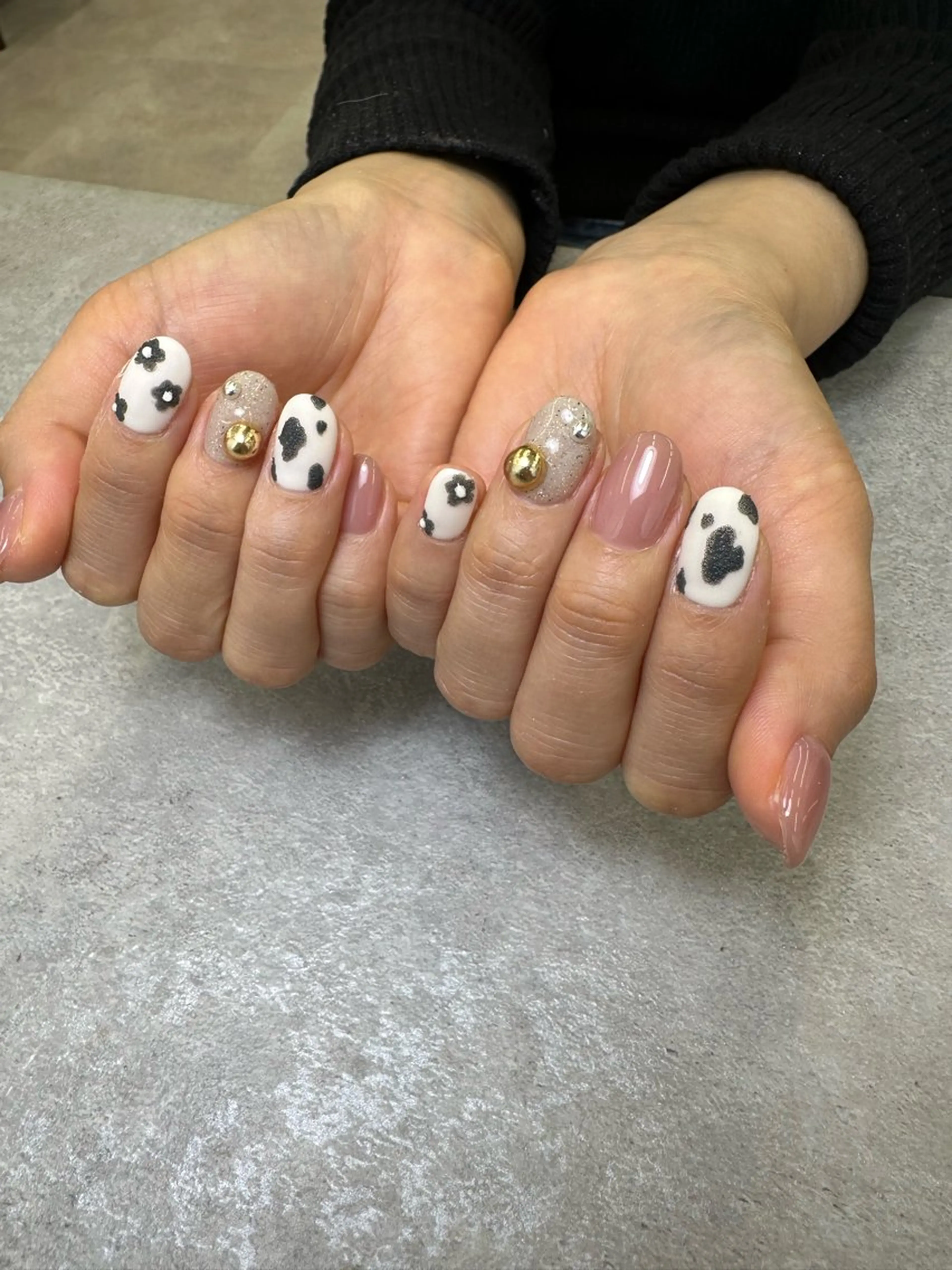 ネイル アートネイル オーロラネイル クリアネイル ジェルネイル ロングネイル nailsalon LILi third.所属・Yukino .のネイルデザイン
