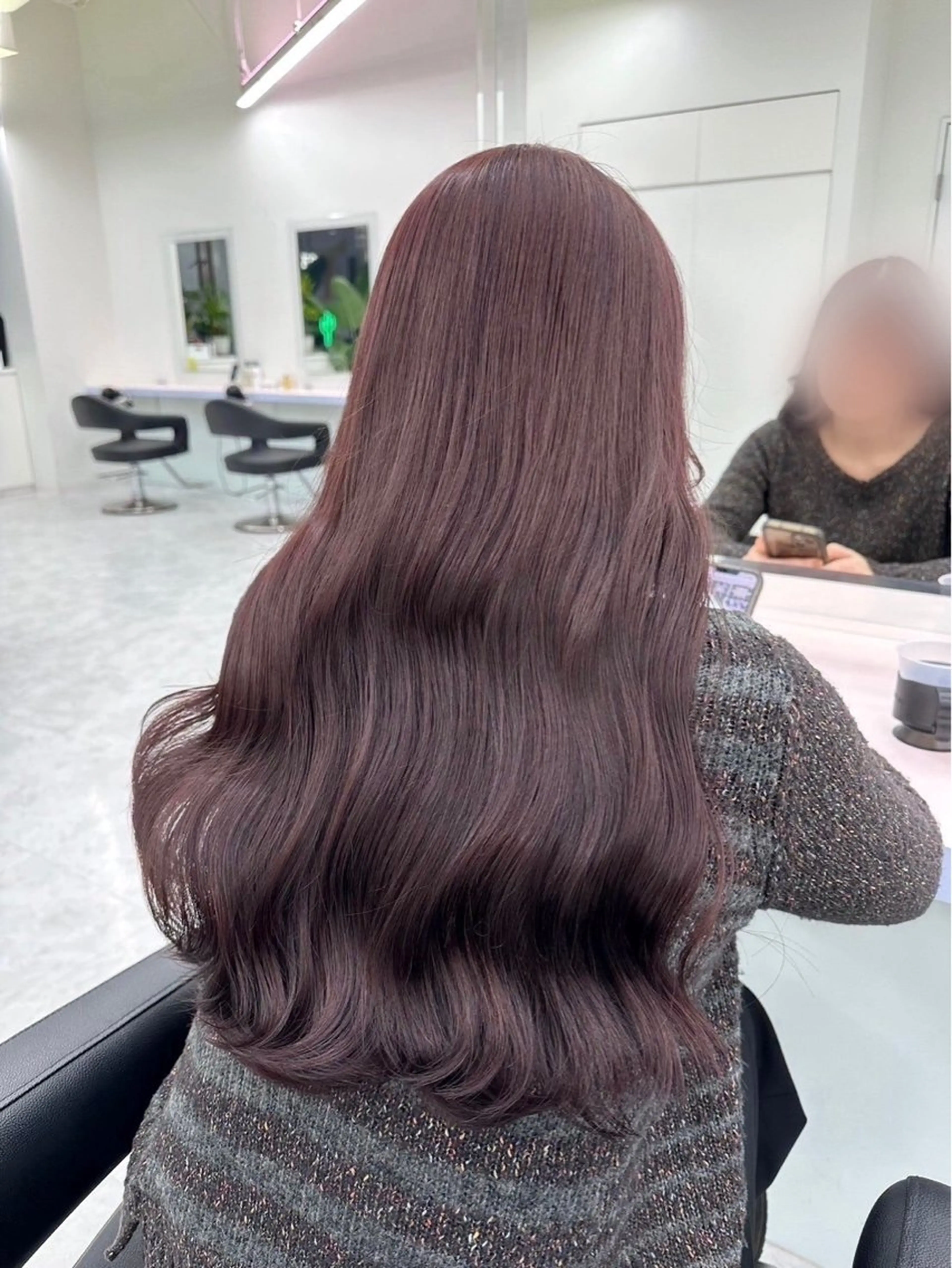 ロング カラー ヘアカラー トリートメント ヘアセット NANA🥀韓国ヘア /レイヤー/暖色🥀のヘアスタイル