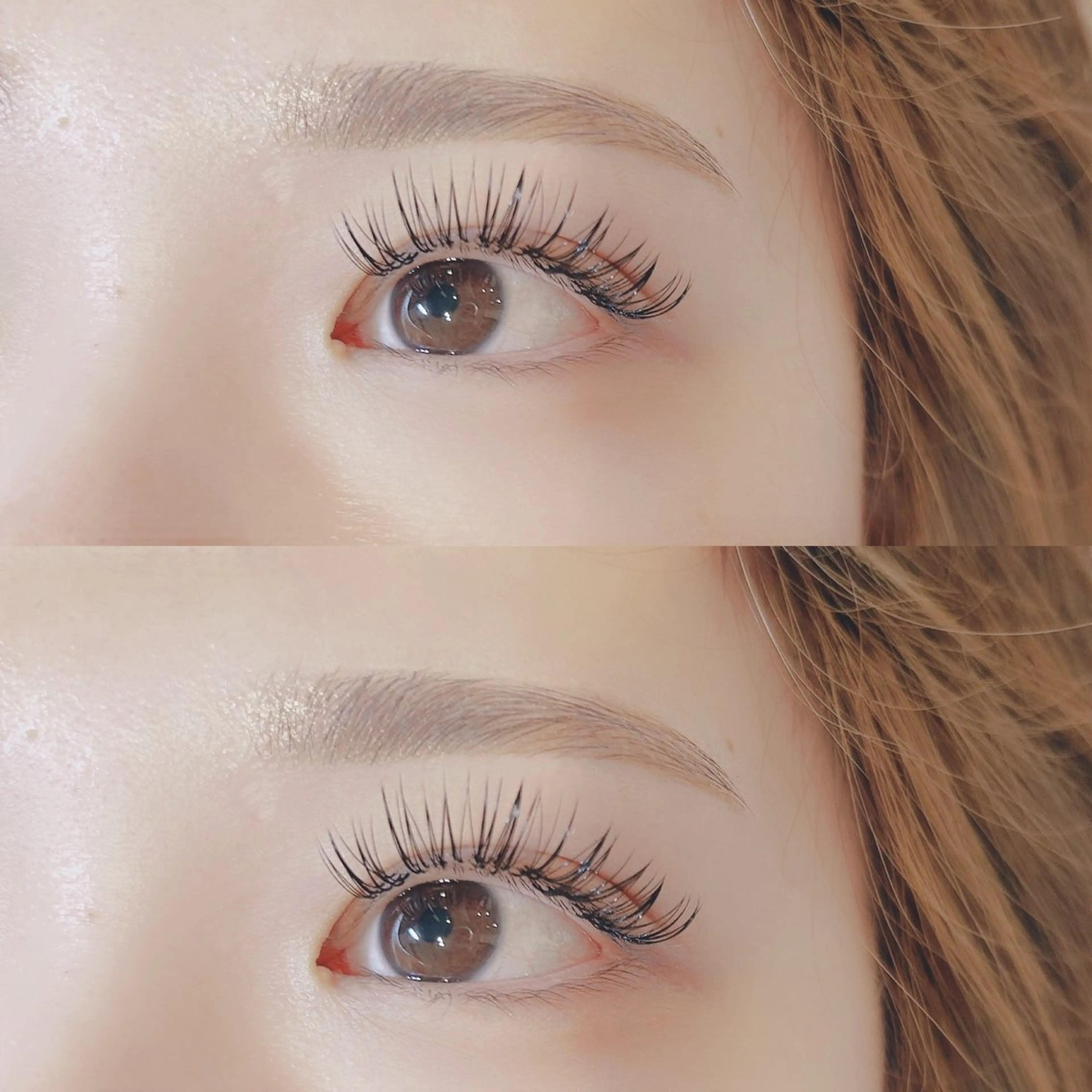 マツエク・マツパ 束感まつ毛 ナチュラル Nail&Eyelash ビューティーサロン Felink所属・felink 茅ヶ崎reikaのマツエク・マツパデザイン